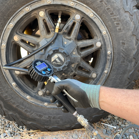 Photo of FlowPro® 2.0 Digital Tire Inflator with Pressure Gauge - 200 PSI by JACO - Premium Tire Inflator Gauge for UTVs / Side by Sides