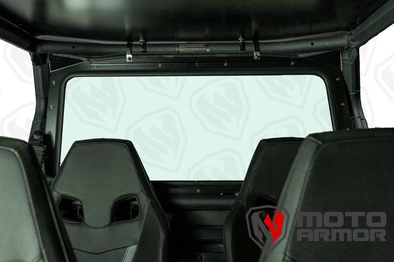 Photo of Rear Glass Window/Windshield for Can-Am Commander and Maverick Trail/Sport by Moto Armor - Premium for UTVs / Side by Sides