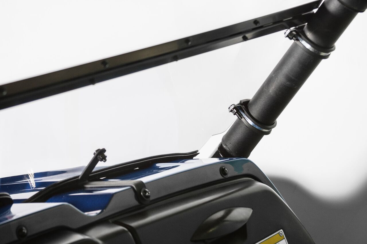 Photo of TK00198 2008-2009 KAWASAKI TERYX 2 SEATER TILTING UTV WINDSHIELD - SCRATCH RESISTANT 3/16" - FOR FACTORY HARD TOP by TerraRider UTV Windshields & Accessories - Premium for UTVs / Side by Sides