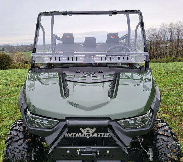 Photo of Intimidator GC1K 3-Seater - 2 Pc Windshield with Vent, Clamp, and Hard Coat Options by 3 Star UTV - Premium Windshields for UTVs / Side by Sides