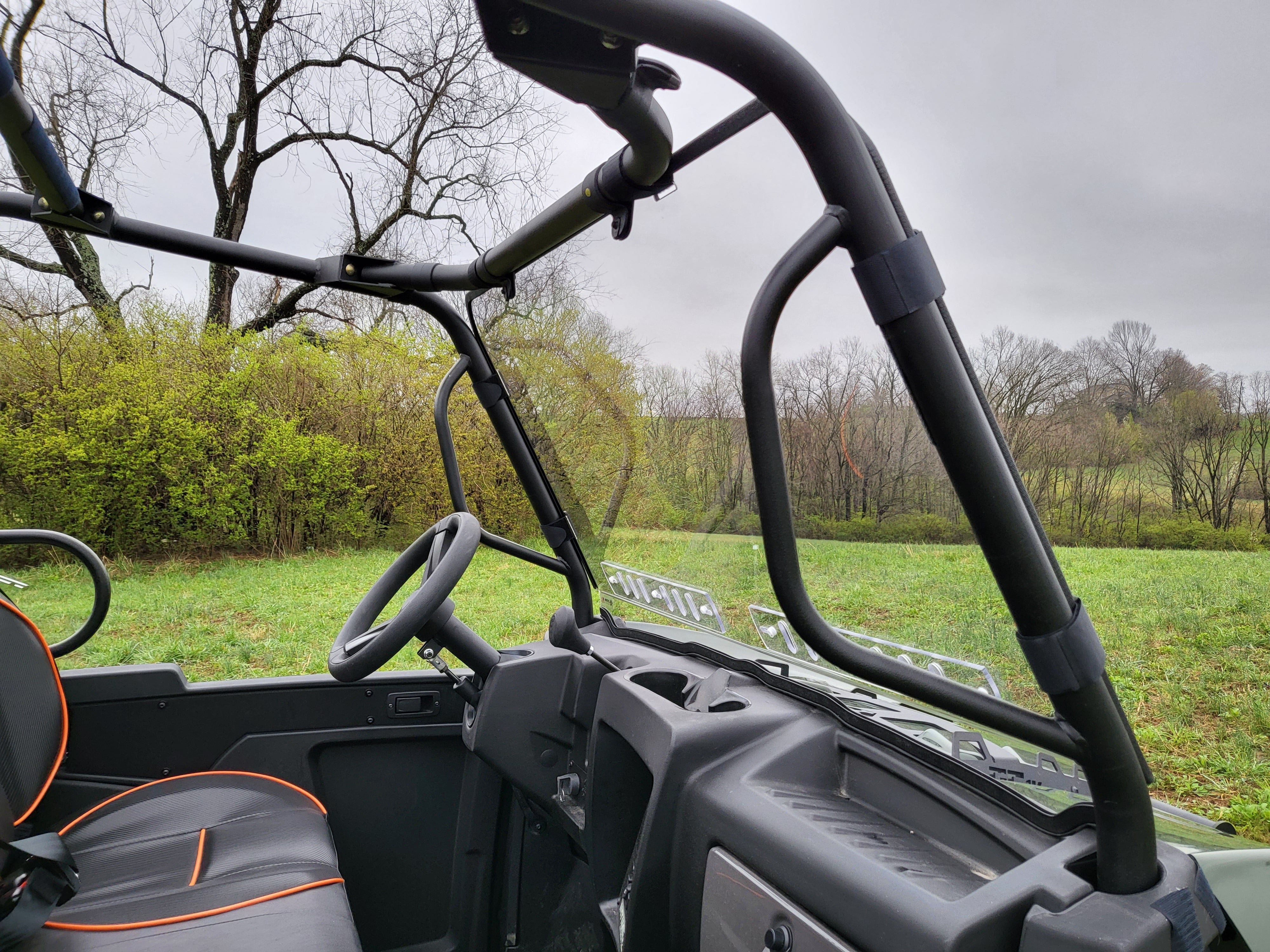 Photo of Intimidator GC1K 3-Seater - 1 Pc Windshield with Vent, Clamp, and Hard Coat Options by 3 Star UTV - Premium Windshields for UTVs / Side by Sides