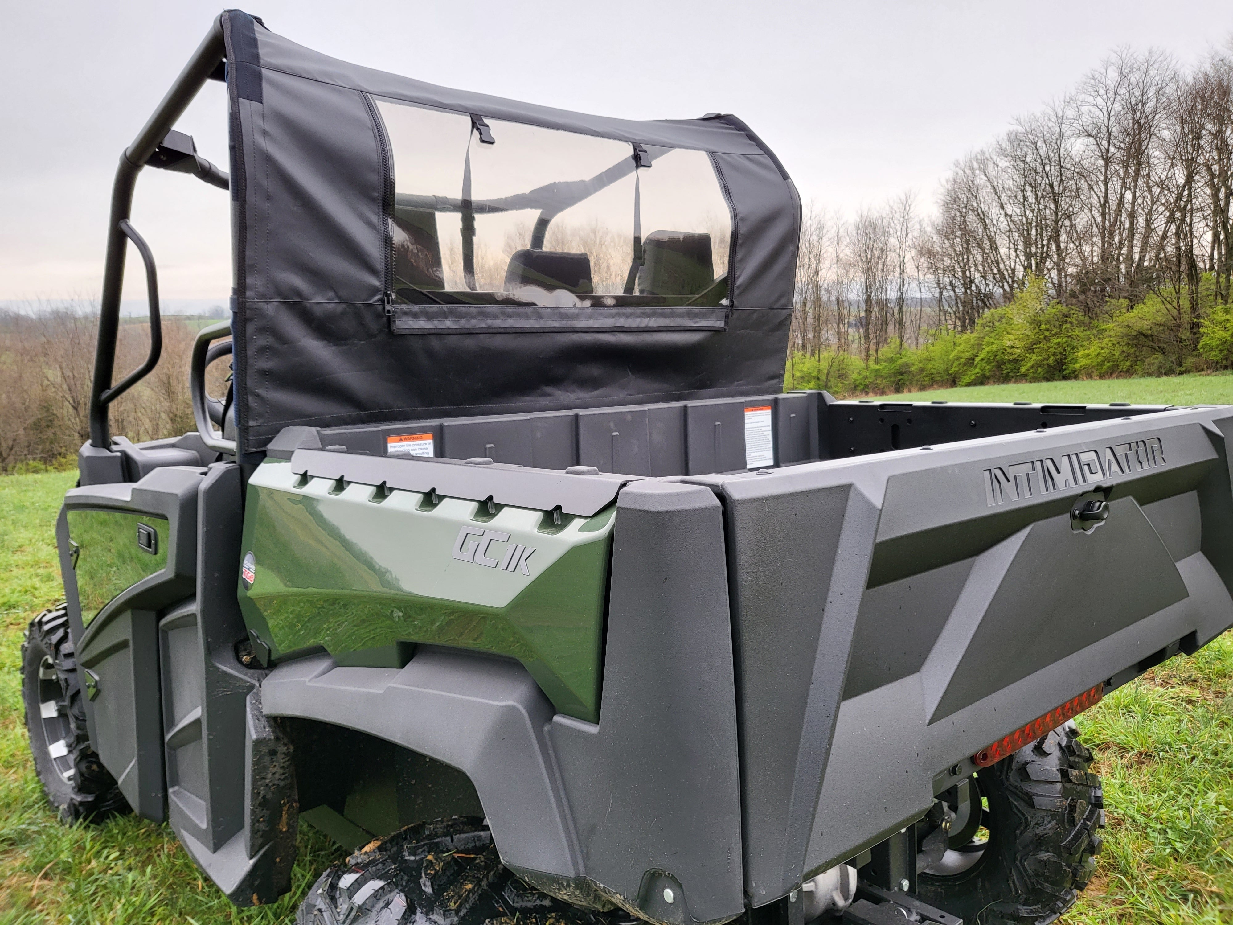 Photo of Intimidator GC1K 3-Seater - Soft Back Panel by 3 Star UTV - Premium Enclosures for UTVs / Side by Sides