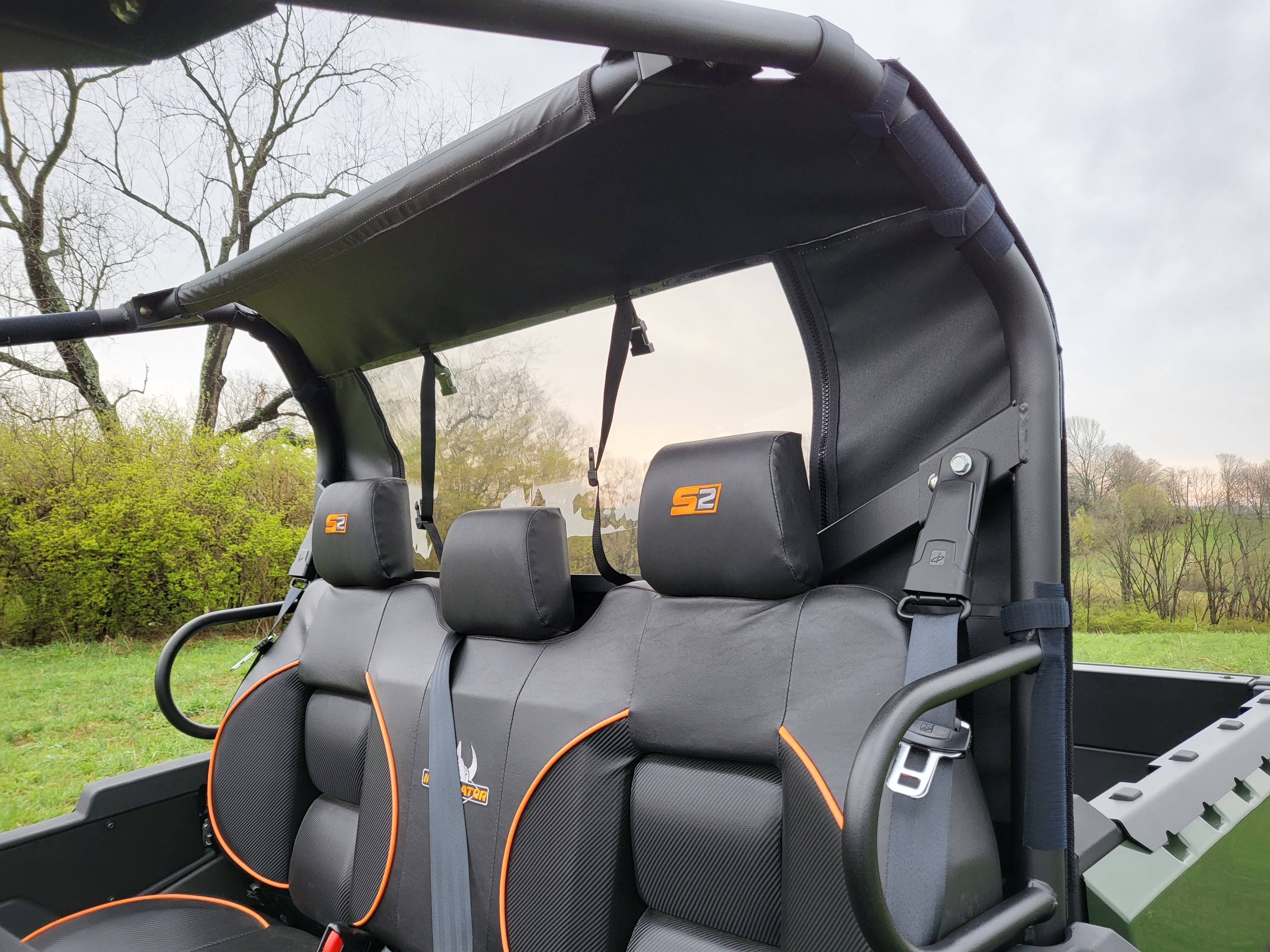 Photo of Intimidator GC1K 3-Seater - Soft Back Panel by 3 Star UTV - Premium Enclosures for UTVs / Side by Sides