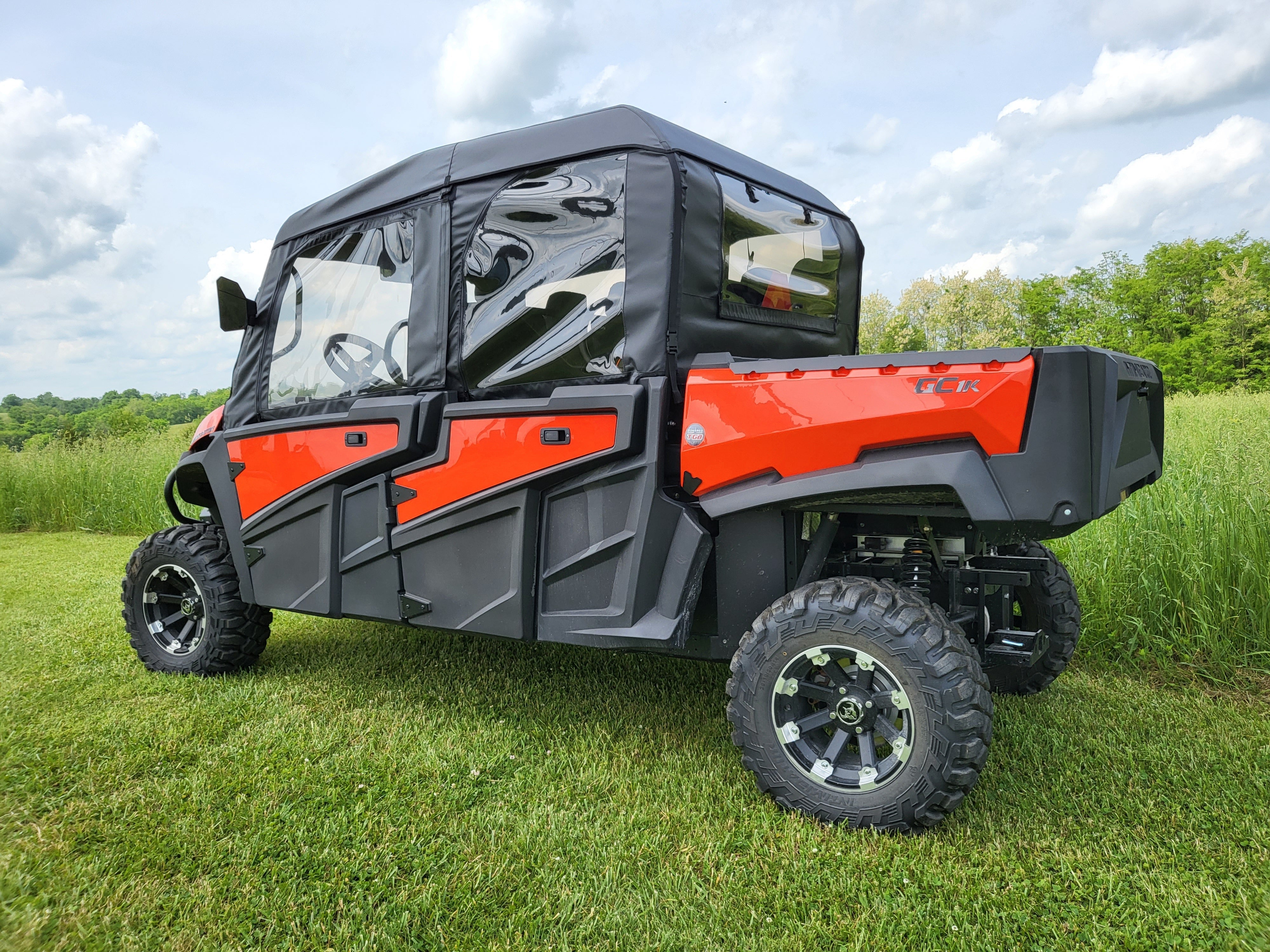 Photo of Intimidator GC1K 6-Seater - Full Cab Enclosure for Hard Windshield (Upper Doors) by 3 Star UTV - Premium Enclosures for UTVs / Side by Sides