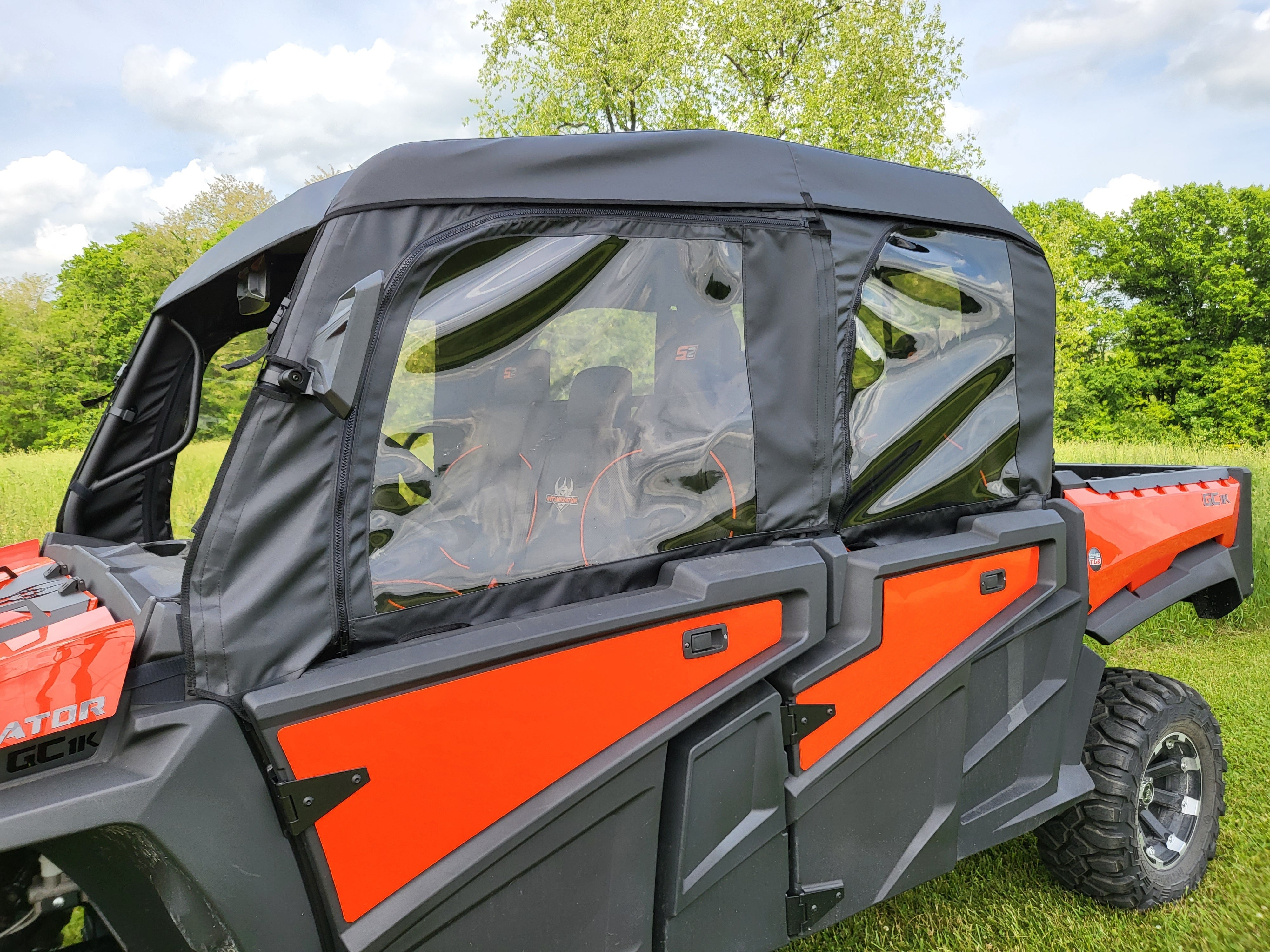 Photo of Intimidator GC1K 6-Seater - Full Cab Enclosure for Hard Windshield (Upper Doors) by 3 Star UTV - Premium Enclosures for UTVs / Side by Sides