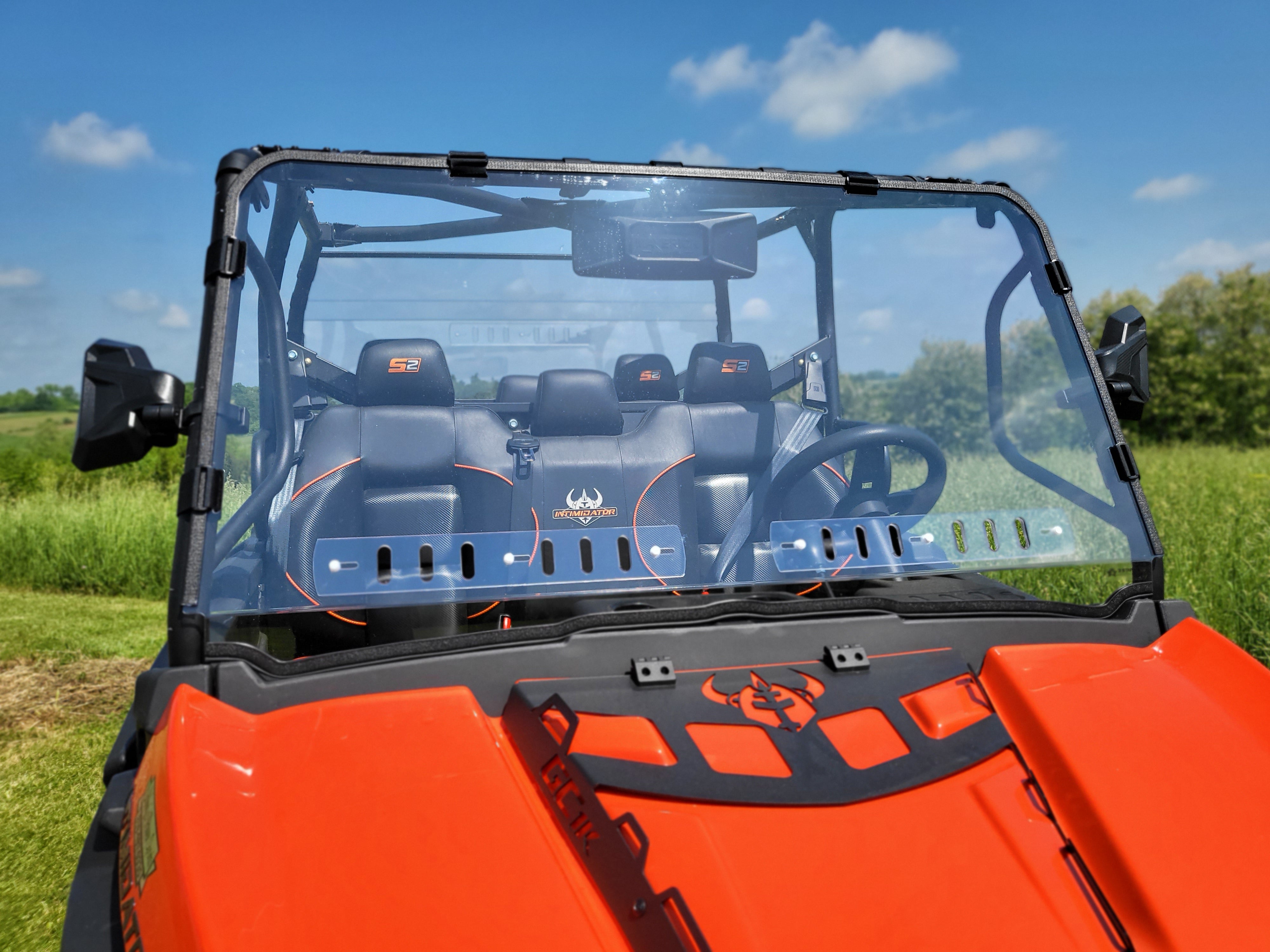 Photo of Intimidator GC1K 6-Seater - 1 Pc Windshield with Vent, Clamp, and Hard Coat Options by 3 Star UTV - Premium Windshields for UTVs / Side by Sides