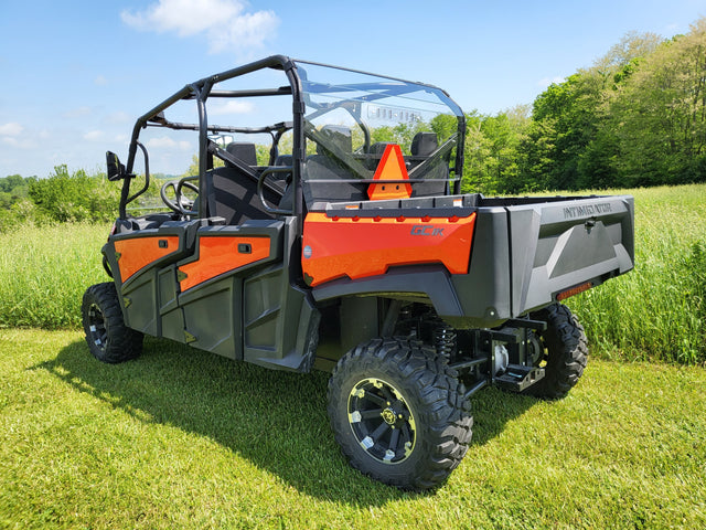 Photo of Intimidator GC1K 6-Seater - Lexan Back Panel w/Clamp and Vent Options by 3 Star UTV - Premium Windshields for UTVs / Side by Sides