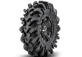 Intimidator Tires 26x10x14 on 14in. Bandit H-Series Black Wheels 4/156 Pattern