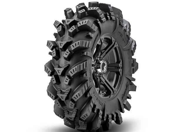 Intimidator Tires 30x10x14 on 14in. Bandit H-Series Black Wheels 4/156 Pattern