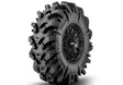 Intimidator Tires 34x10x15 on 15in. Satin Black Hellfire Wheels 4/136 Pattern