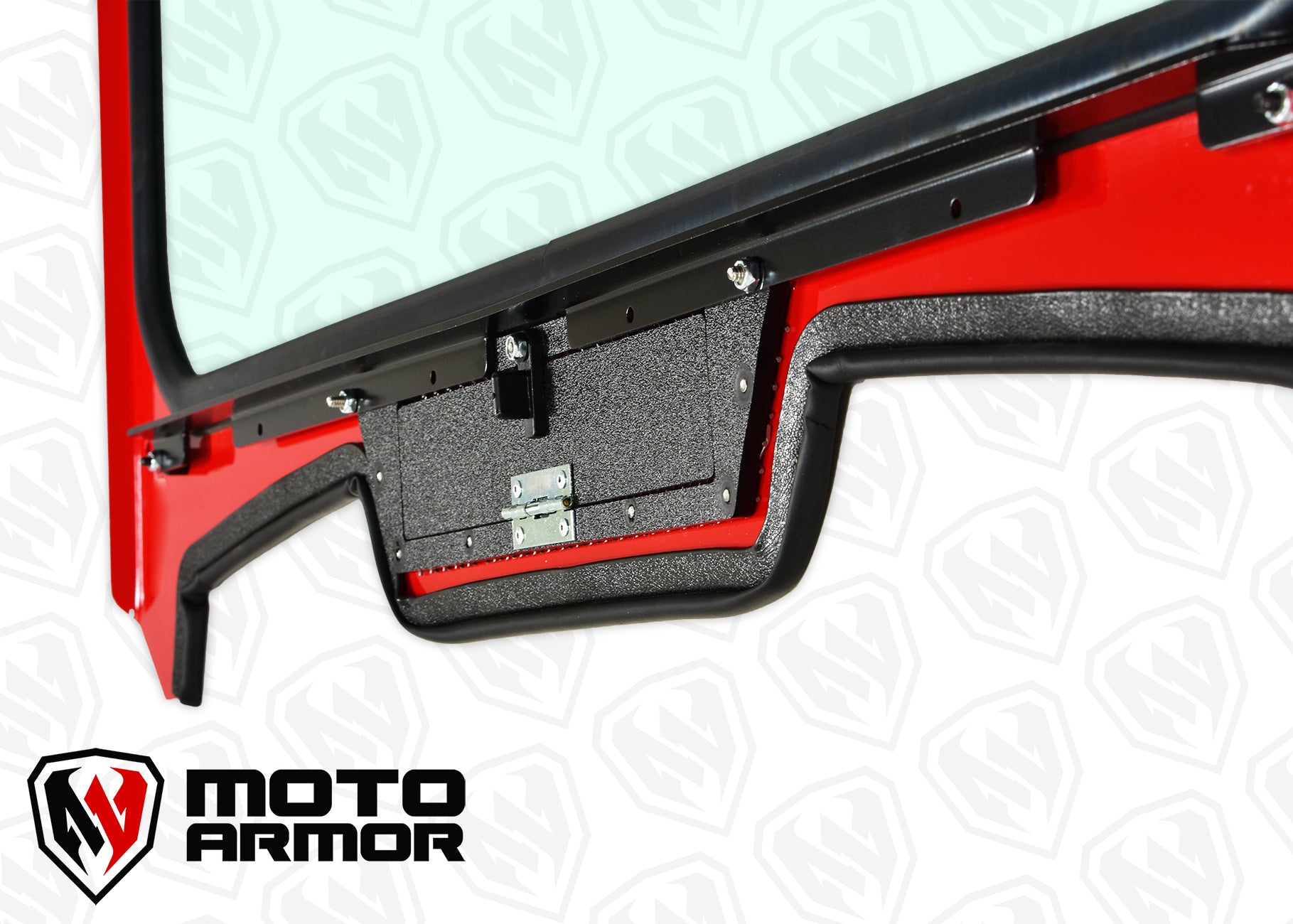 Photo of Polaris RZR Windshield Vent Closure by Moto Armor - Premium Windshields for UTVs / Side by Sides
