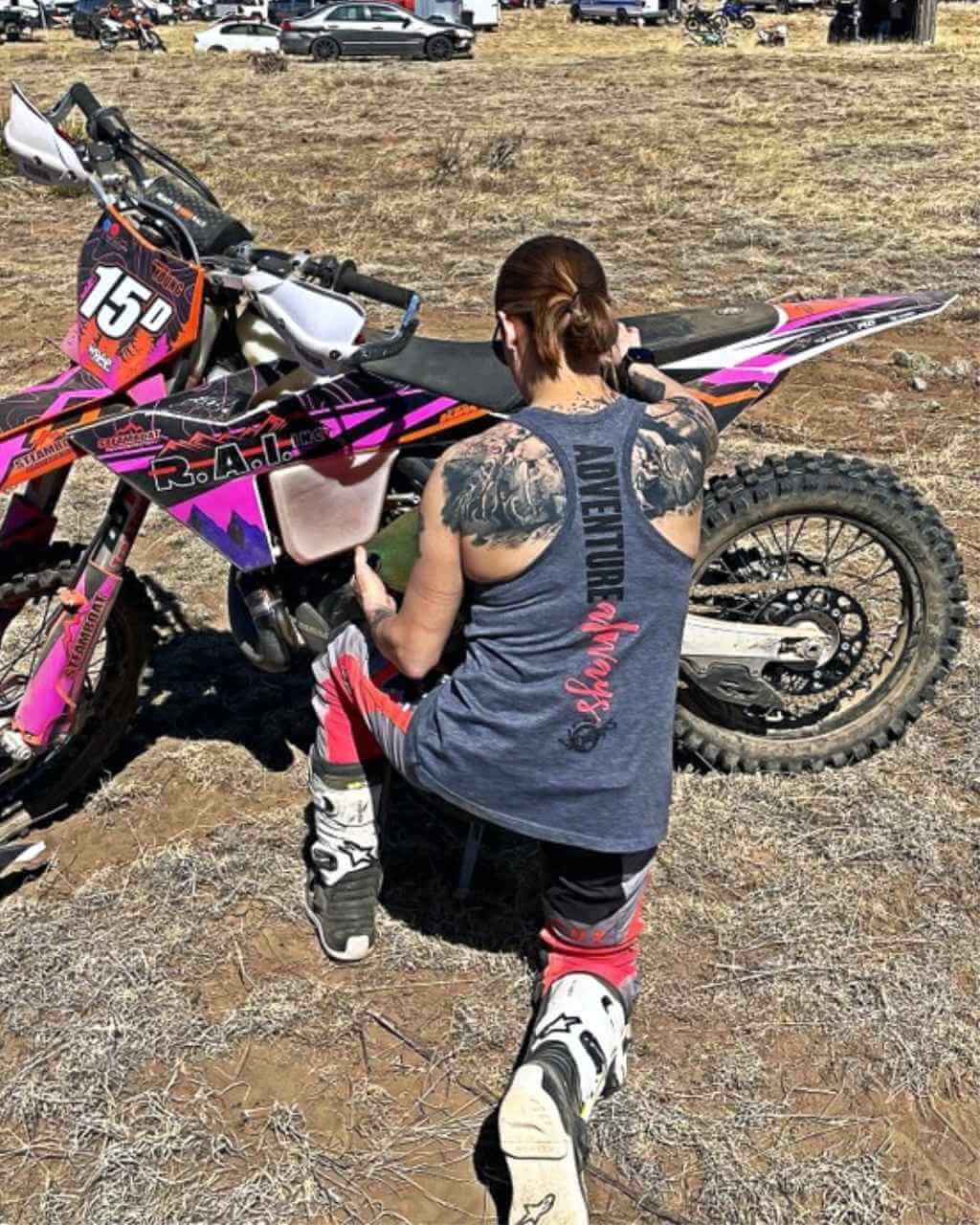 Photo of Jack of All Trades Performance Tank by OFF-ROAD VIXENS CLOTHING CO. - Premium Ladies Tanks for UTVs / Side by Sides