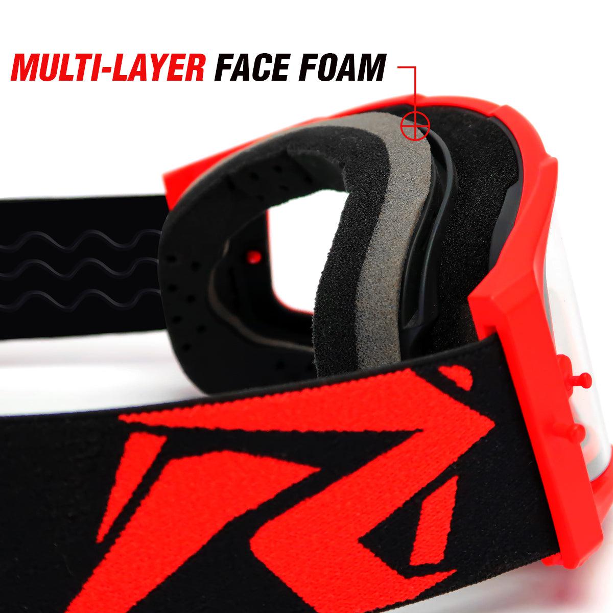 J.A.C. V2 MX Goggle with Clear Lens