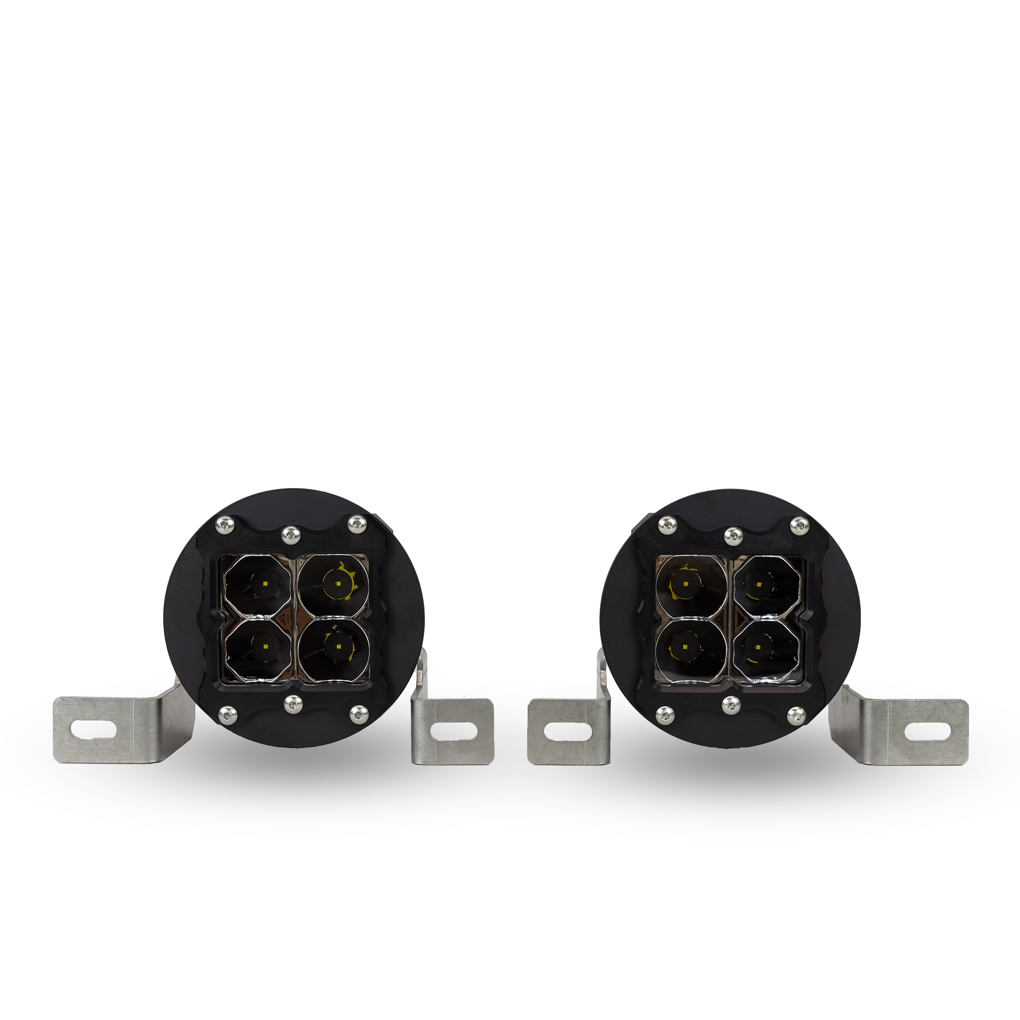 Photo of Jeep Wrangler Rubicon LED Fog Light Kit (2018-2020) - Steel Bumper by Heretic Studio Dealer Portal - Premium for UTVs / Side by Sides