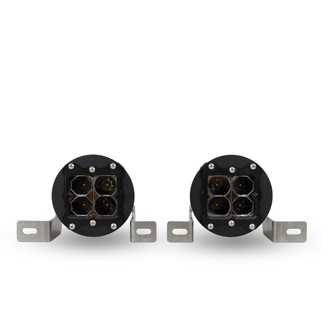 Photo of Jeep Wrangler Rubicon LED Fog Light Kit (2018-2020) - Steel Bumper by Heretic Studio Dealer Portal - Premium for UTVs / Side by Sides