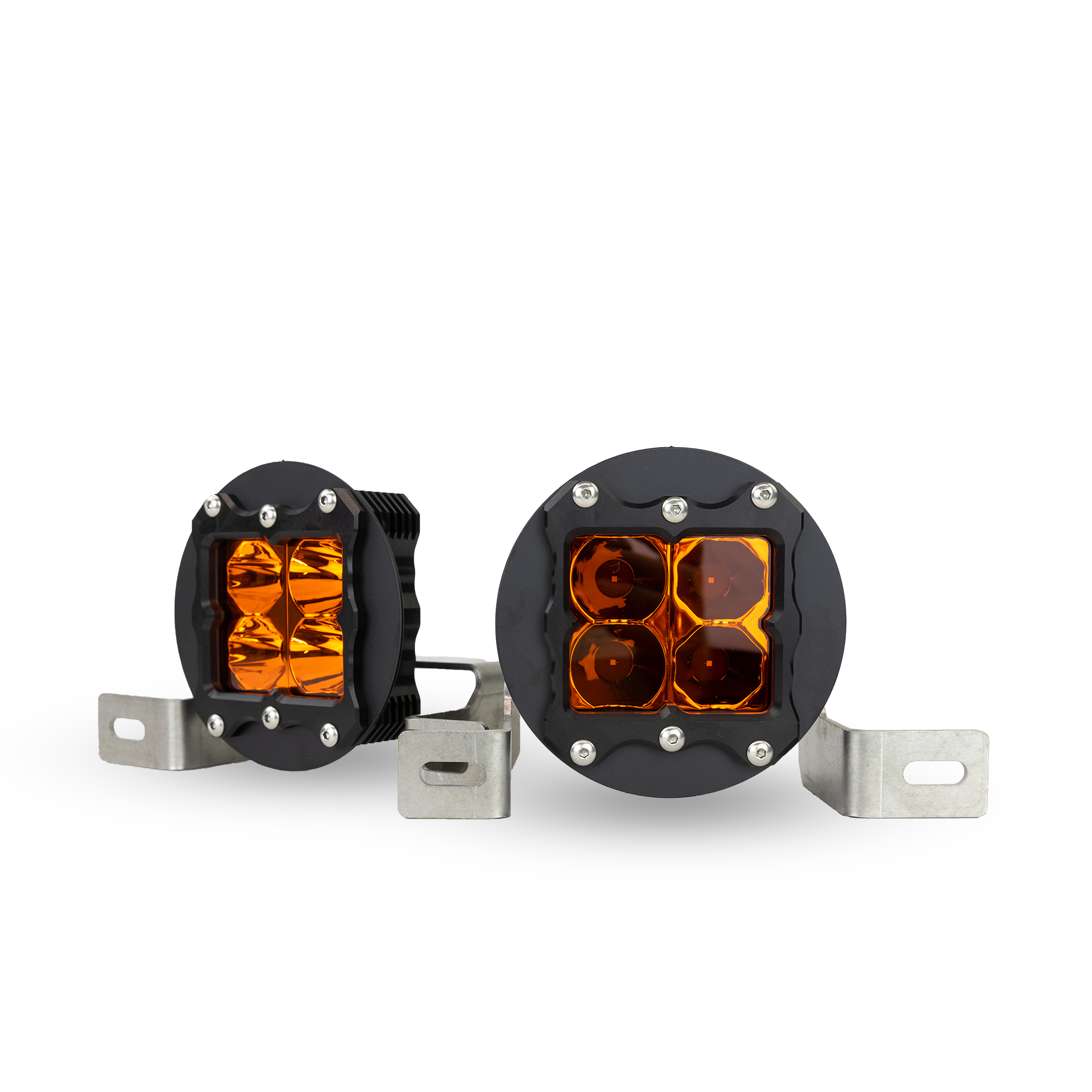 Photo of Jeep Wrangler Rubicon LED Fog Light Kit (2018-2020) - Steel Bumper by Heretic Studio Dealer Portal - Premium for UTVs / Side by Sides