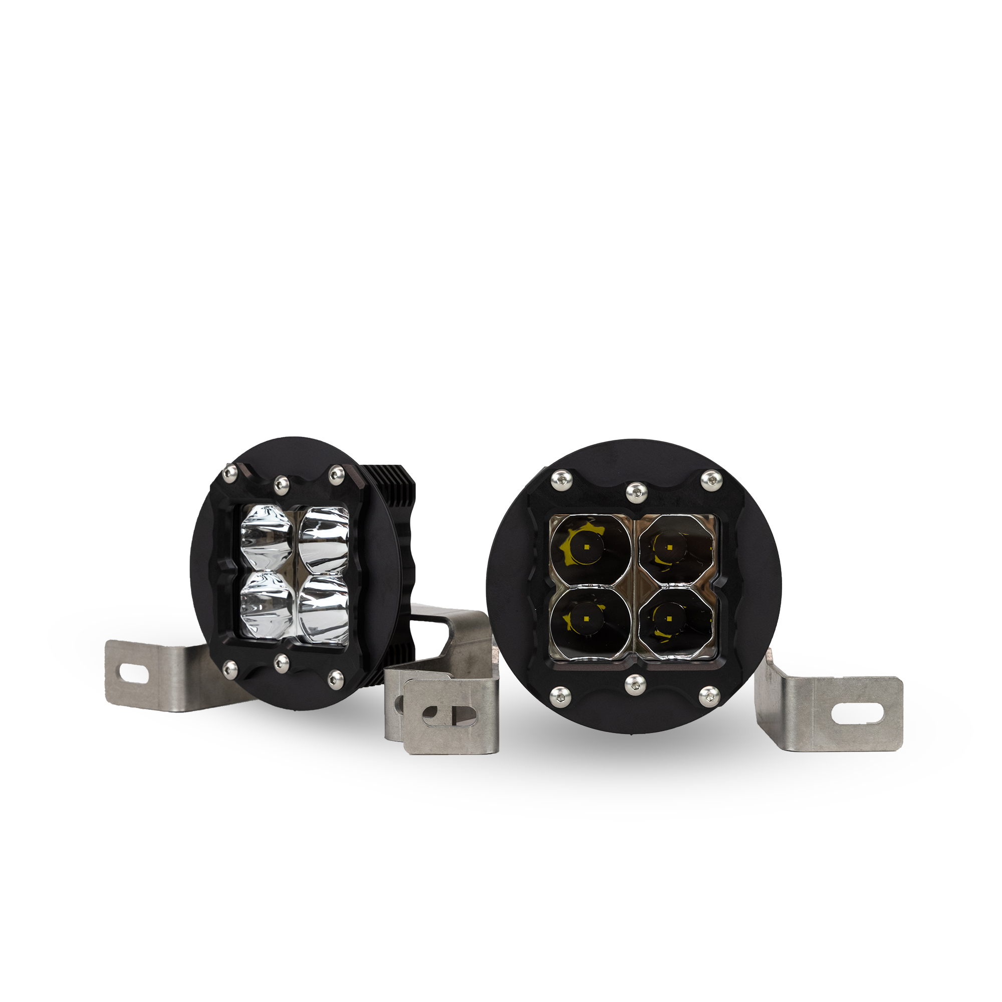 Photo of Jeep Wrangler Rubicon LED Fog Light Kit (2018-2020) - Steel Bumper by Heretic Studio Dealer Portal - Premium for UTVs / Side by Sides