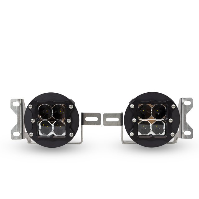 Photo of Jeep Gladiator Sport LED Fog Light Kit (2018+) - Plastic Bumper by Heretic Studio Dealer Portal - Premium for UTVs / Side by Sides