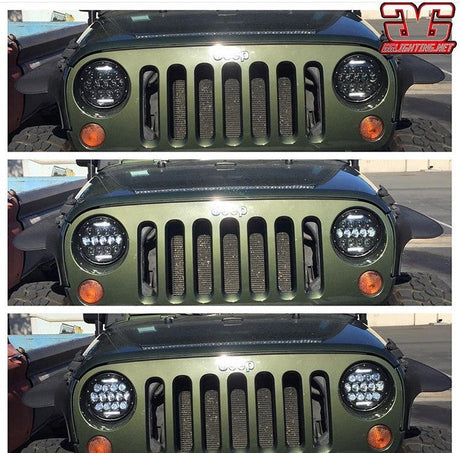 Photo of Round Plug & Play Headlight Replacement by GGLighting - Premium Pod for UTVs / Side by Sides