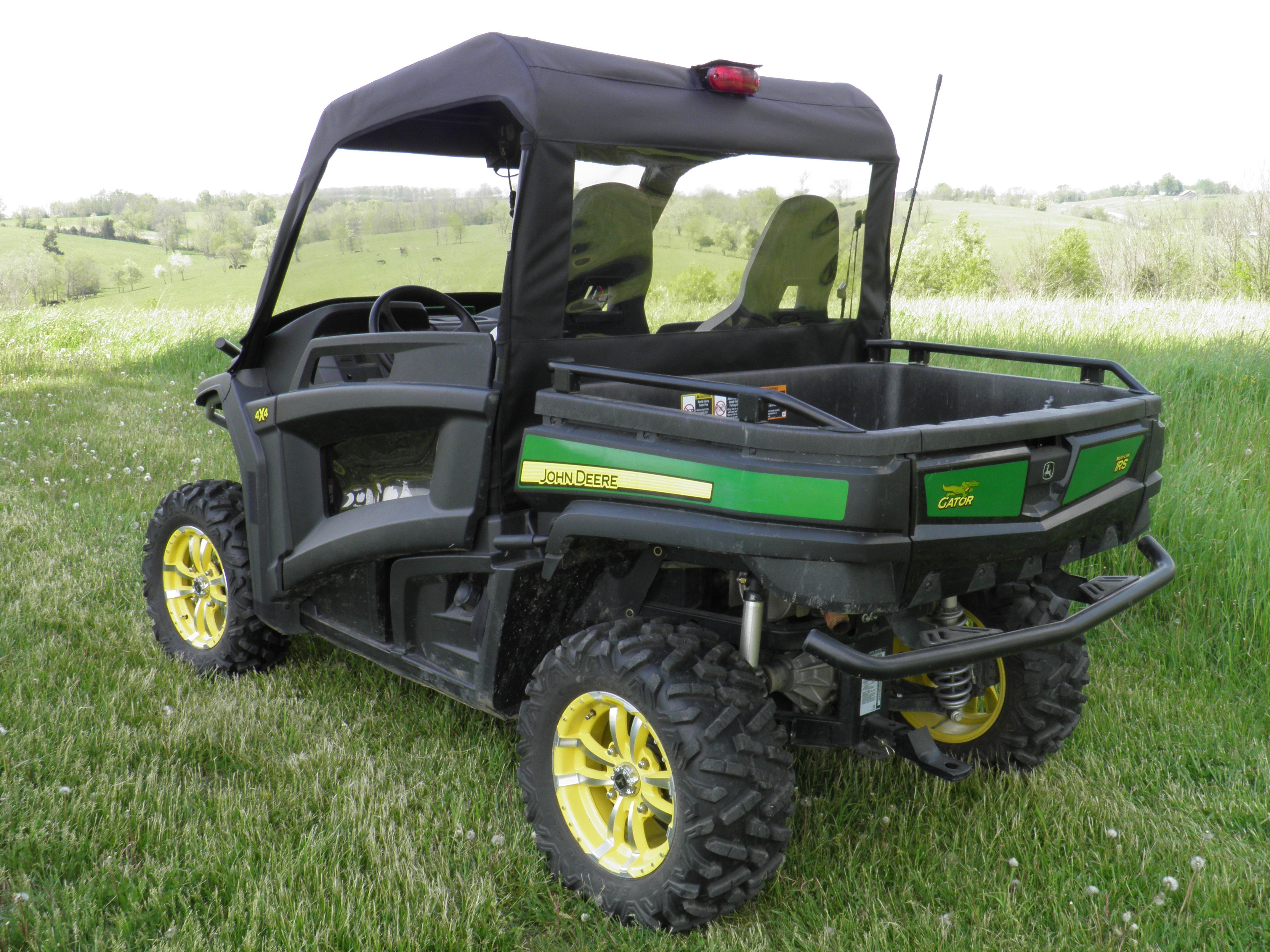 Photo of John Deere Gator 850i/860i - Vinyl Windshield/Top/Rear Combo by 3 Star UTV - Premium Enclosures for UTVs / Side by Sides
