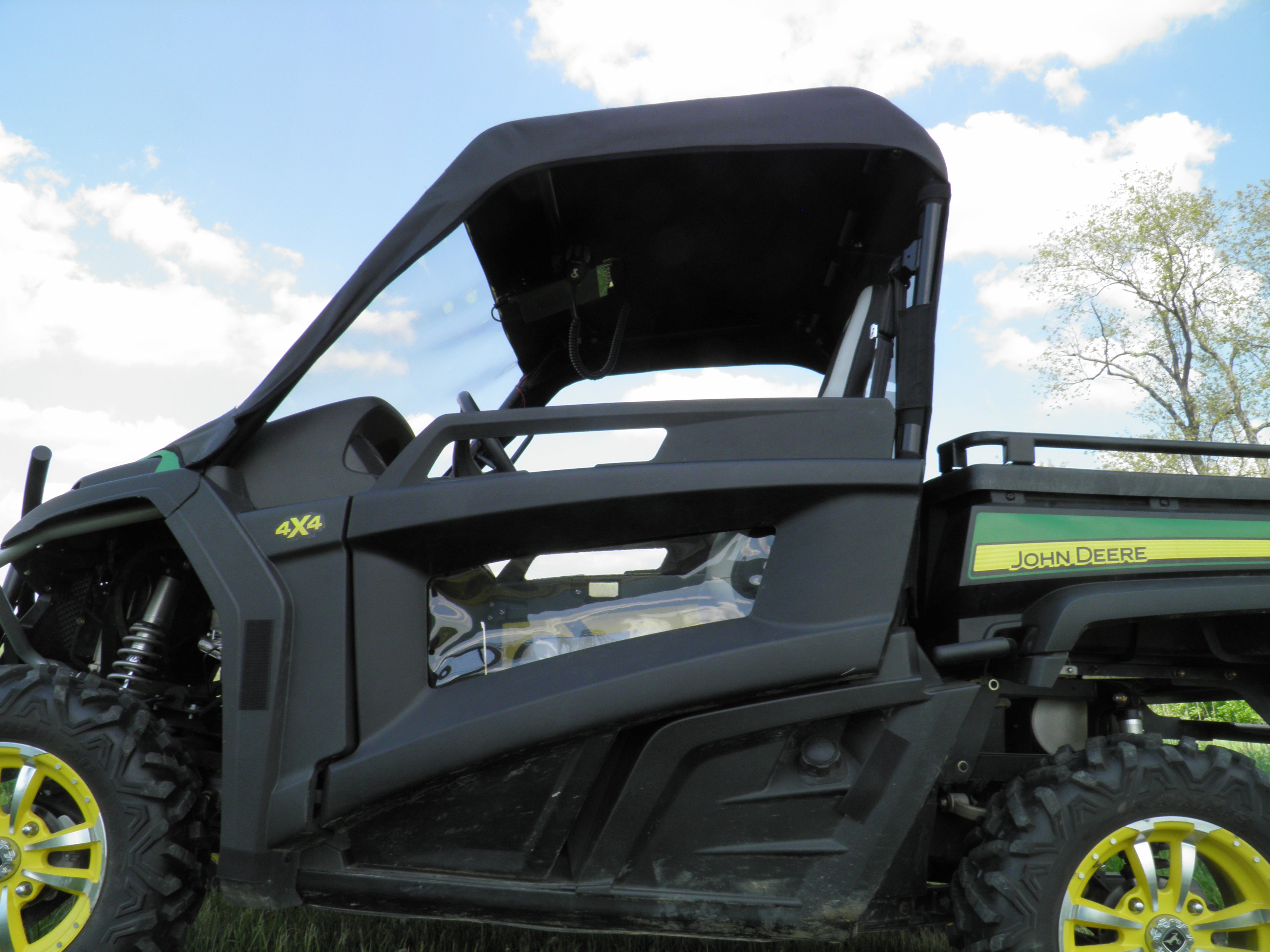 Photo of John Deere Gator 850i/860i - Vinyl Windshield/Top/Rear Combo by 3 Star UTV - Premium Enclosures for UTVs / Side by Sides