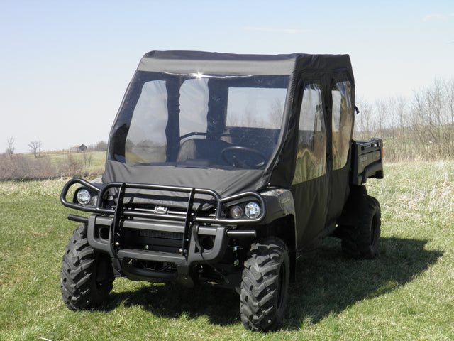 Photo of John Deere Gator 550/560/590 4-Seater - Full Cab Enclosure with Vinyl Windshield by 3 Star UTV - Premium Enclosures for UTVs / Side by Sides