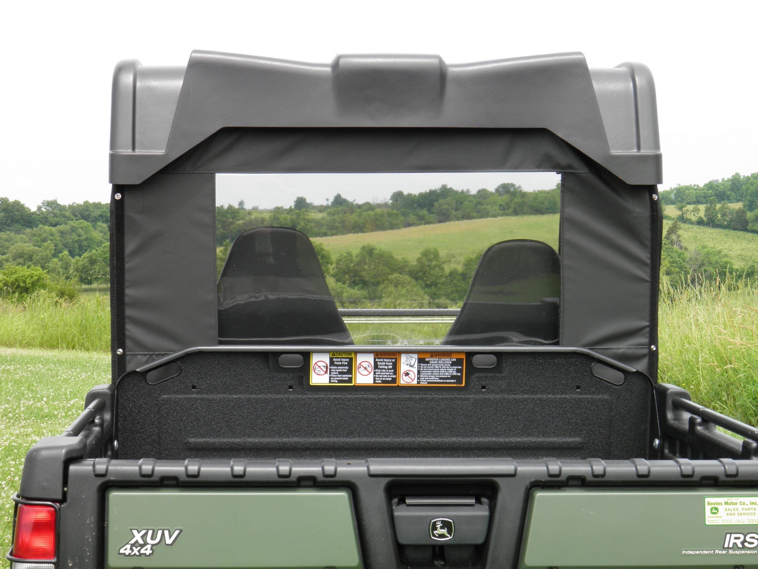 Photo of John Deere Gator 550/560/590 4-Seater - Soft Back Panel by 3 Star UTV - Premium Enclosures for UTVs / Side by Sides