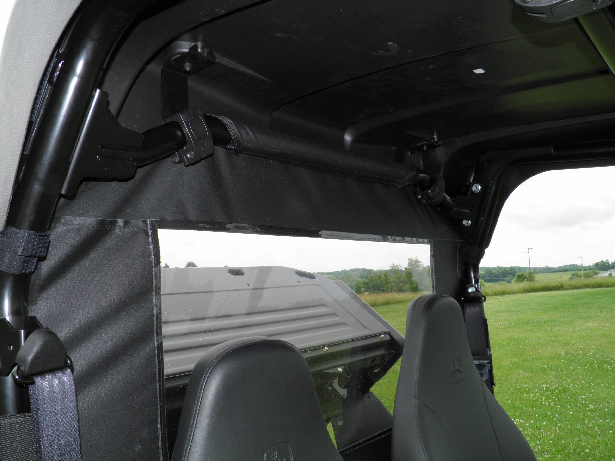 Photo of John Deere Gator 550/560/590 4-Seater - Soft Back Panel by 3 Star UTV - Premium Enclosures for UTVs / Side by Sides