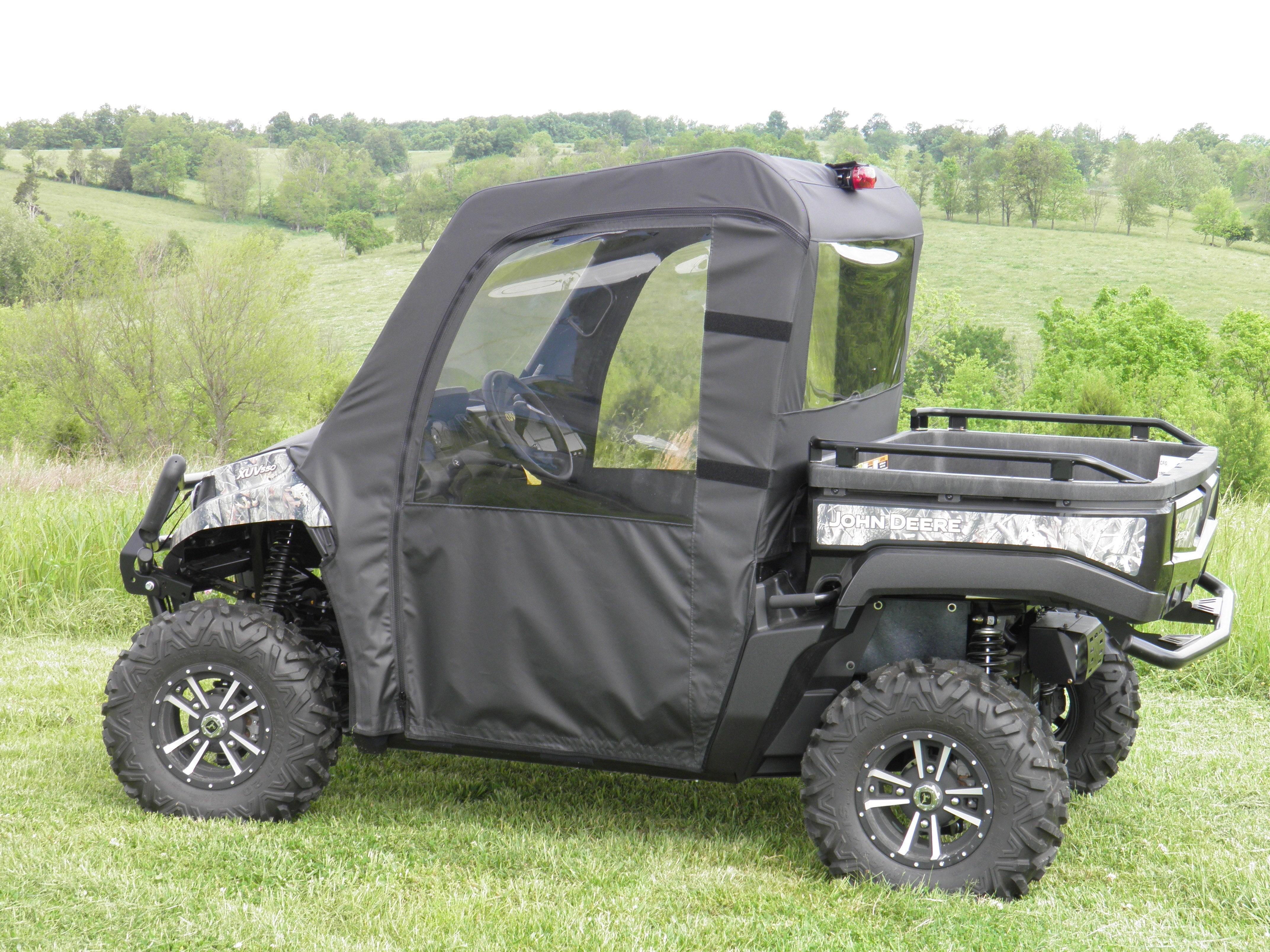Photo of John Deere Gator 550/560/590 - Full Cab Enclosure with Vinyl Windshield by 3 Star UTV - Premium Enclosures for UTVs / Side by Sides