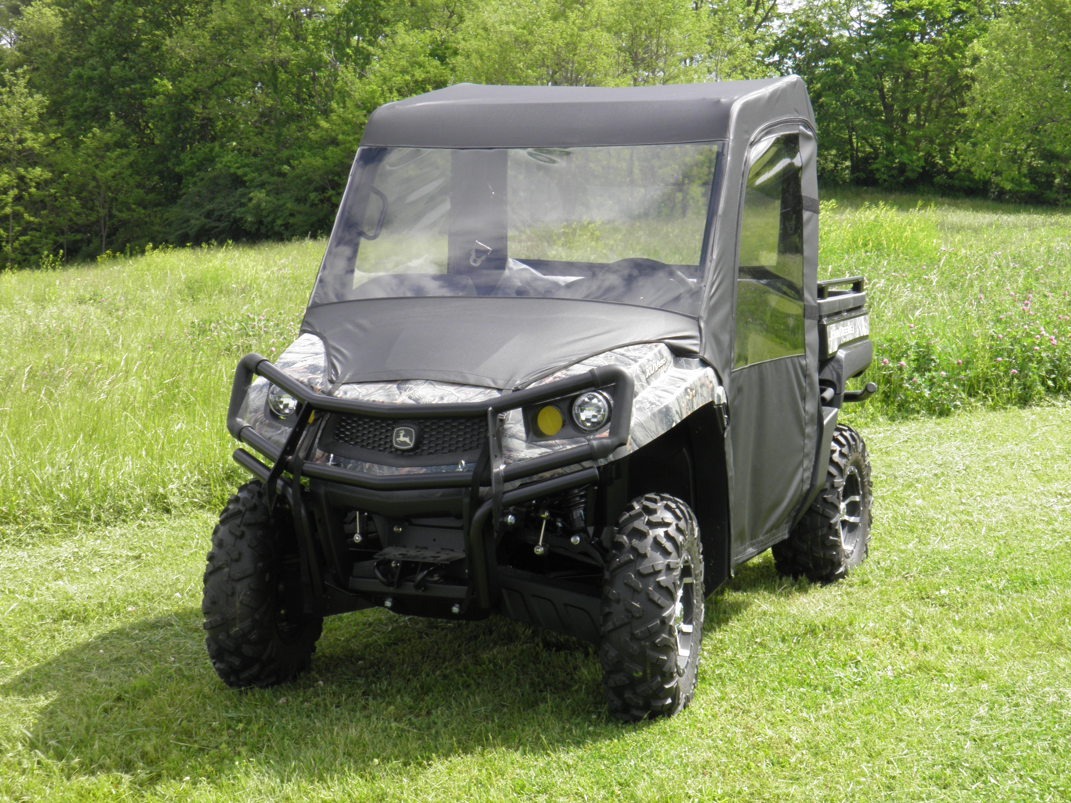Photo of John Deere Gator 550/560/590 - Full Cab Enclosure with Vinyl Windshield by 3 Star UTV - Premium Enclosures for UTVs / Side by Sides