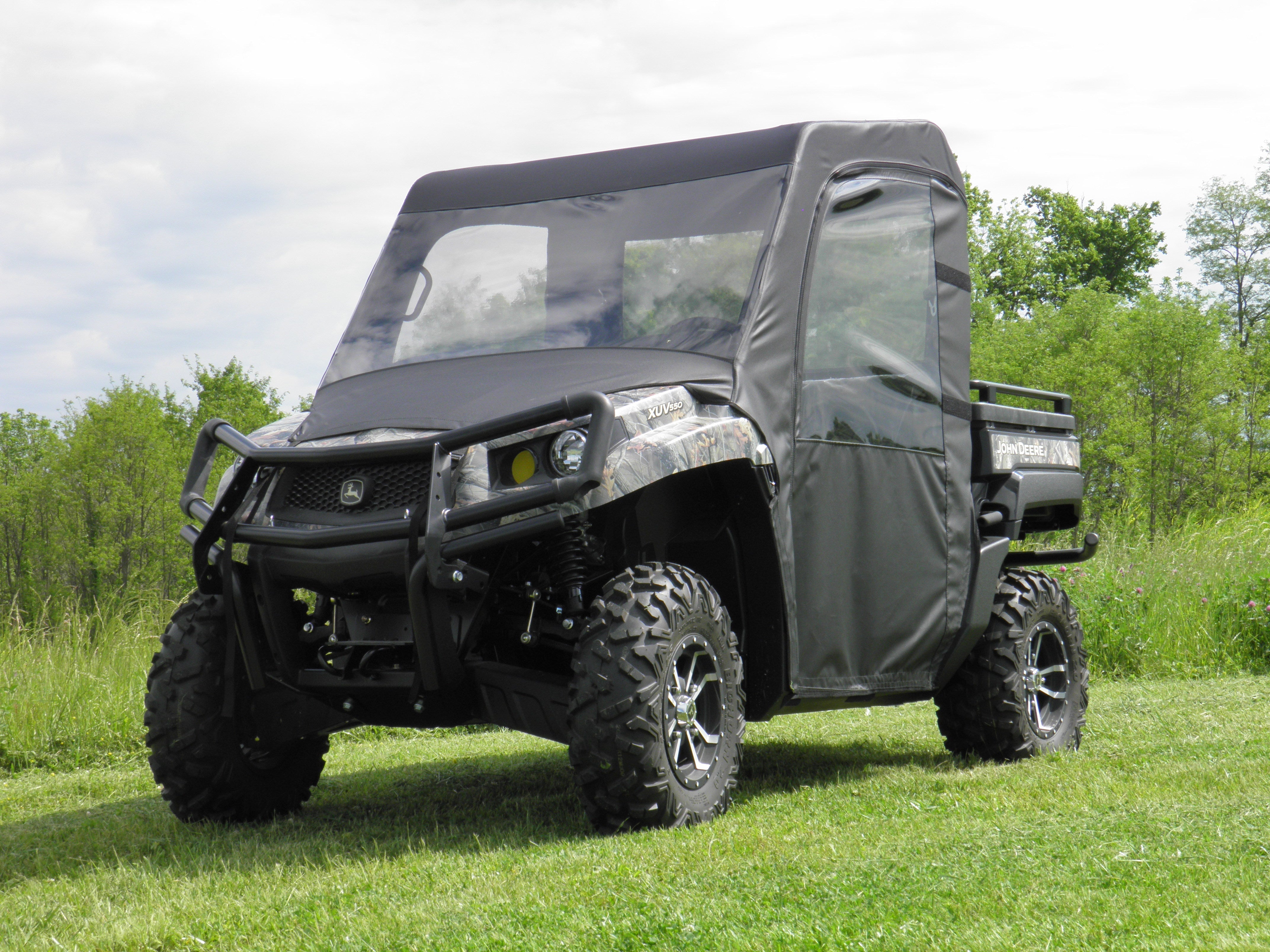 Photo of John Deere Gator 550/560/590 - Full Cab Enclosure with Vinyl Windshield by 3 Star UTV - Premium Enclosures for UTVs / Side by Sides