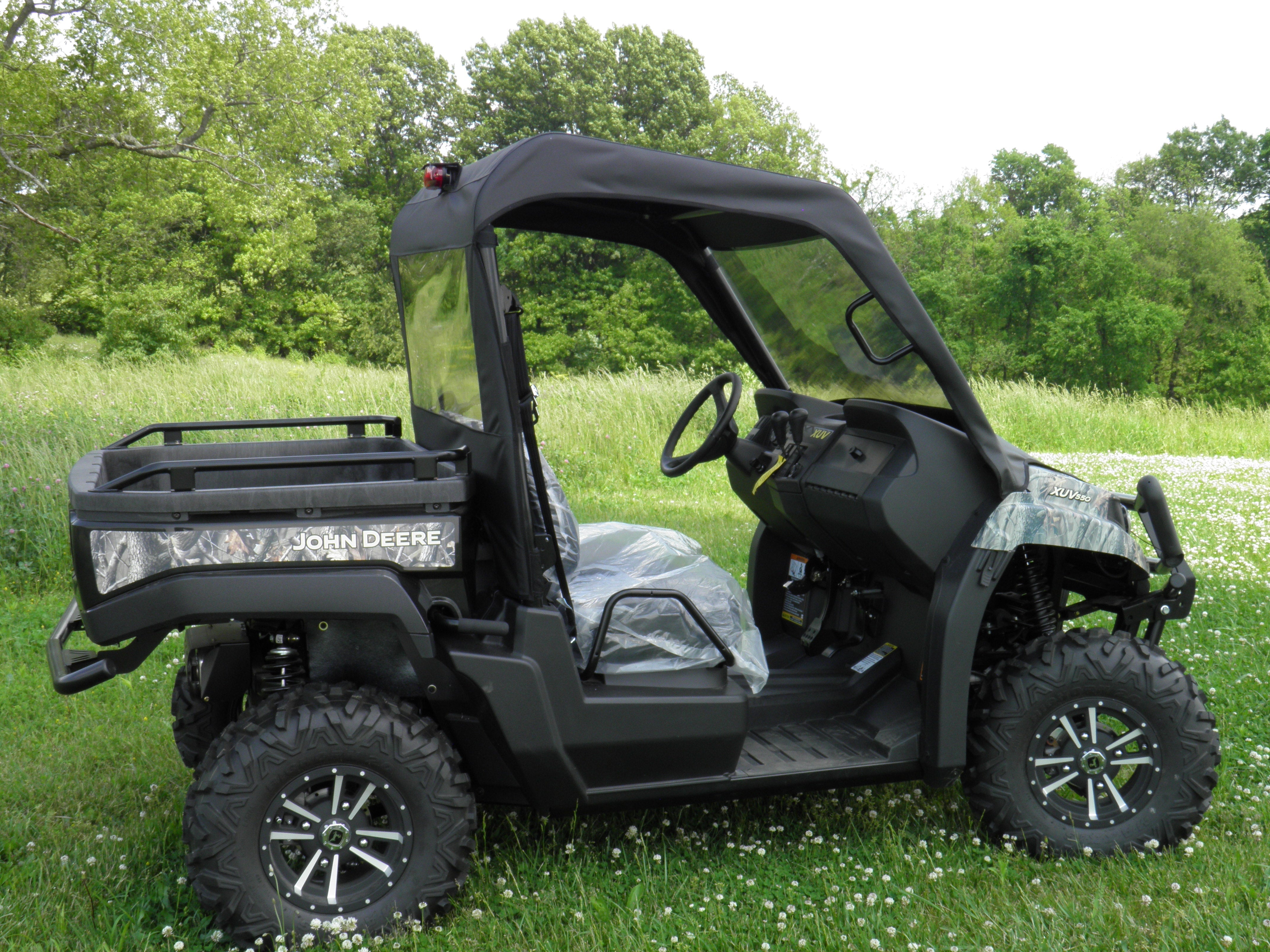 Photo of John Deere Gator 550/560/590 - Vinyl Windshield/Top/Rear Combo by 3 Star UTV - Premium Enclosures for UTVs / Side by Sides