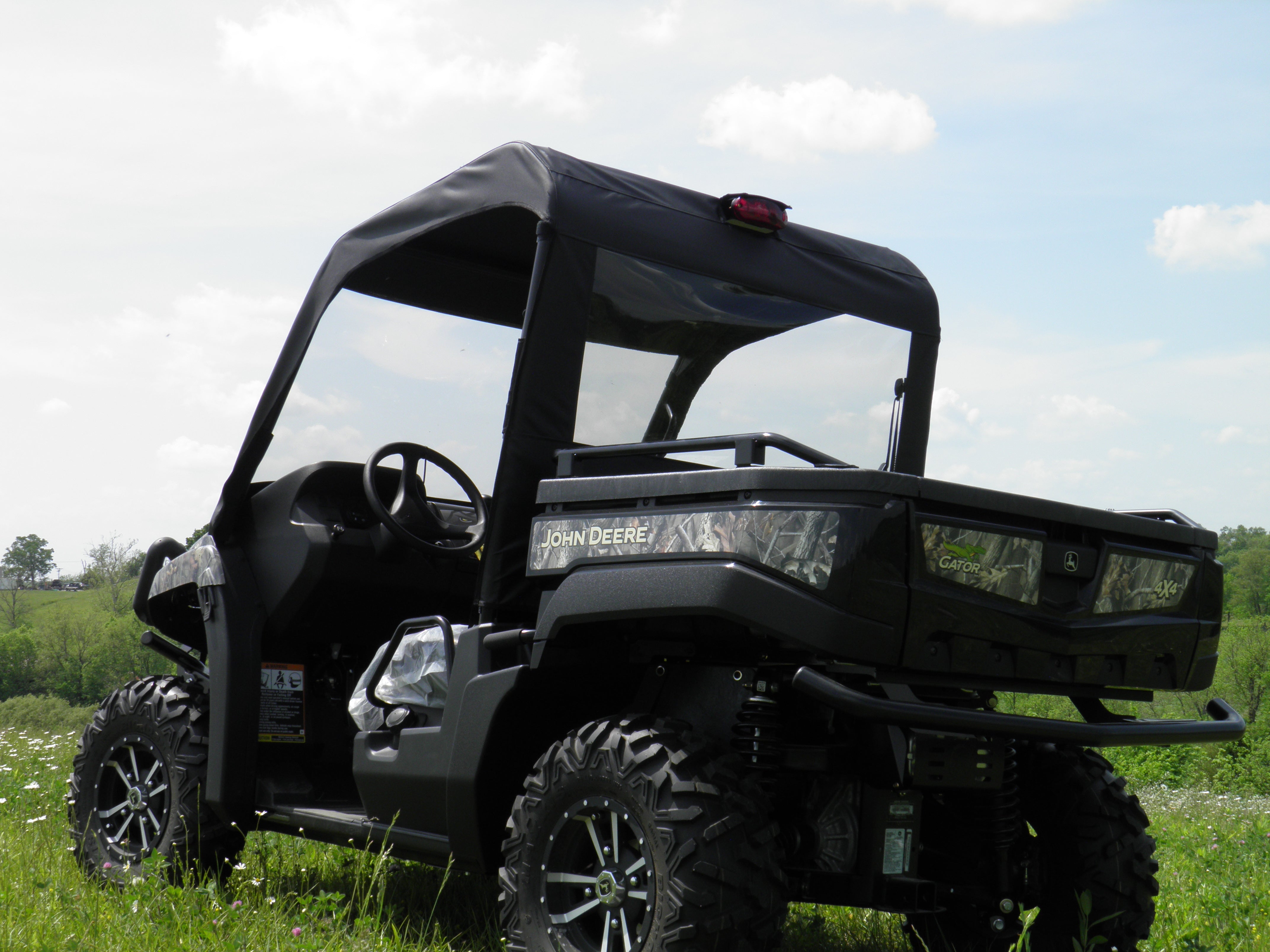 Photo of John Deere Gator 550/560/590 - Vinyl Windshield/Top/Rear Combo by 3 Star UTV - Premium Enclosures for UTVs / Side by Sides