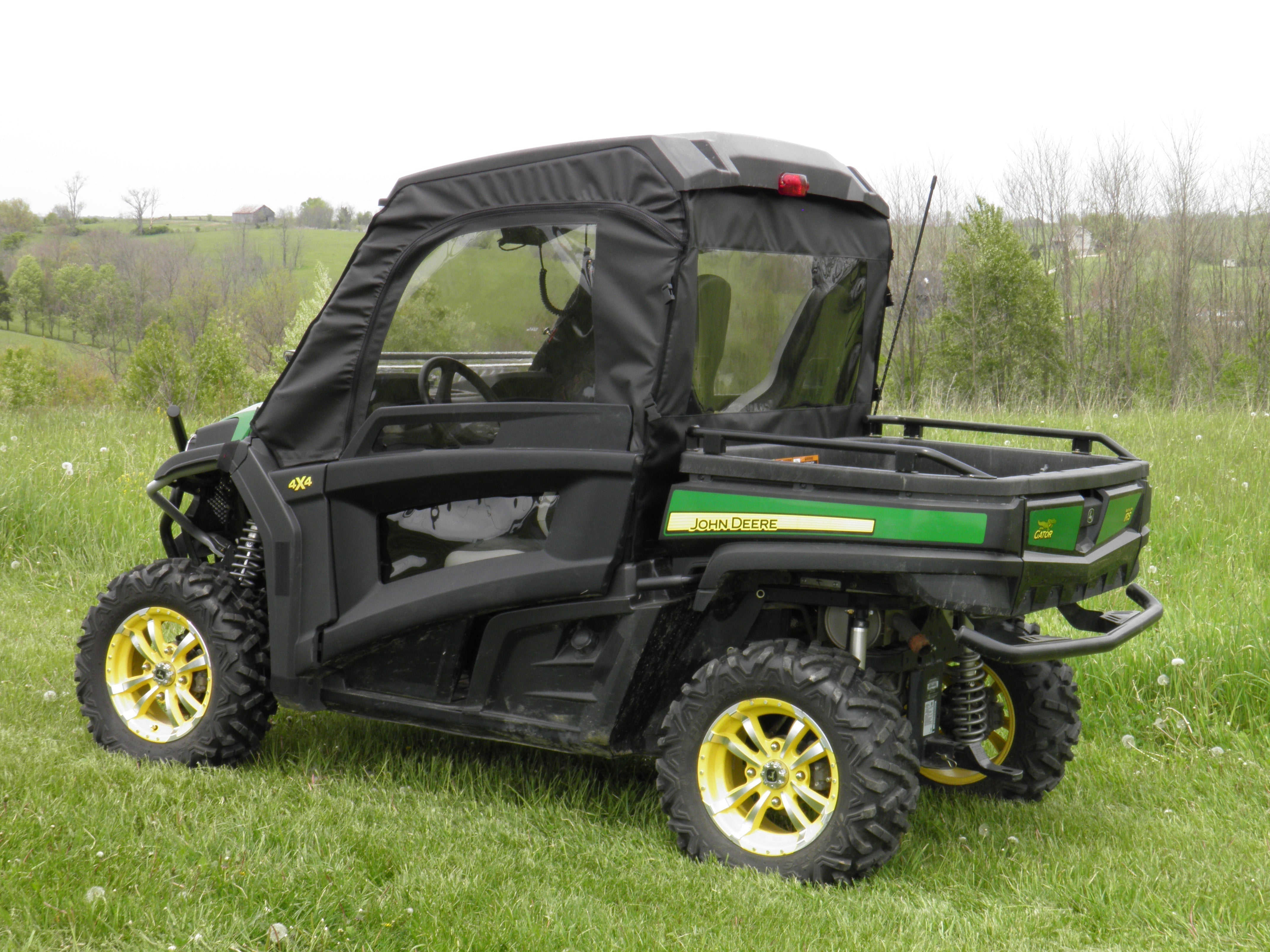 Photo of John Deere Gator 850i/860i - Upper Door/Rear Window Combo with Lower Door Insert Option by 3 Star UTV - Premium Enclosures for UTVs / Side by Sides