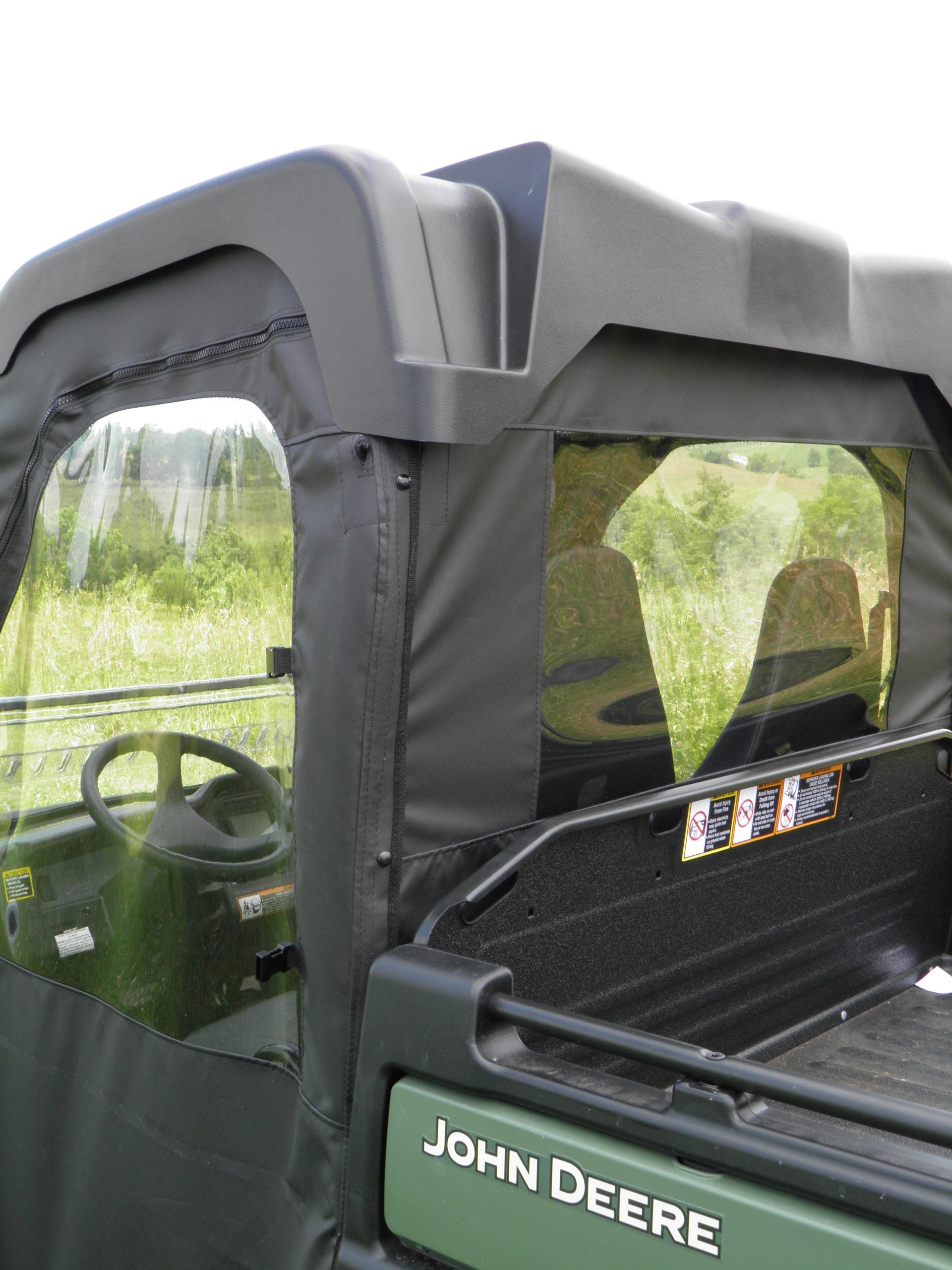 Photo of John Deere Gator HPX/XUV (2015+) - Door/Rear Window Combo by 3 Star UTV - Premium Enclosures for UTVs / Side by Sides