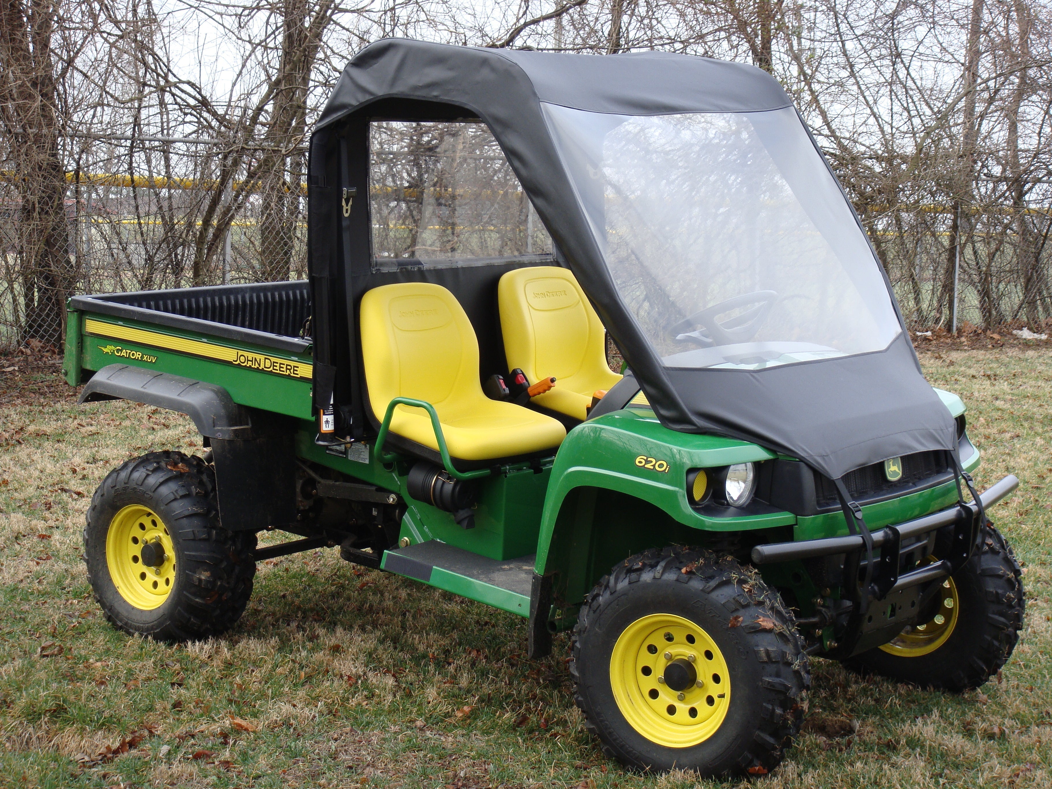 Photo of John Deere Gator HPX/XUV (2015+) - Vinyl Windshield/Top Combo by 3 Star UTV - Premium Enclosures for UTVs / Side by Sides