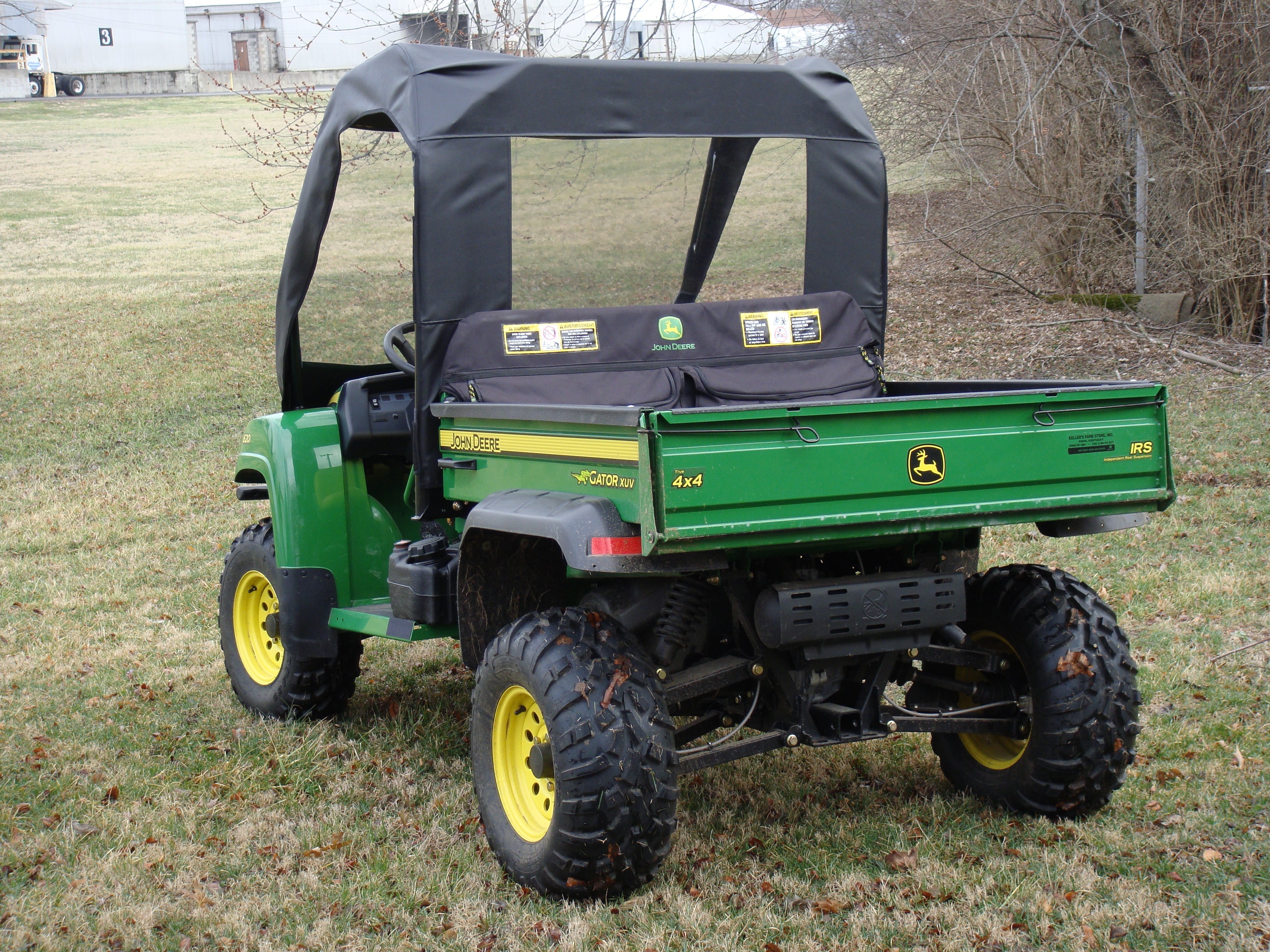 Photo of John Deere Gator HPX/XUV (2015+) - Vinyl Windshield/Top/Rear Combo by 3 Star UTV - Premium Enclosures for UTVs / Side by Sides