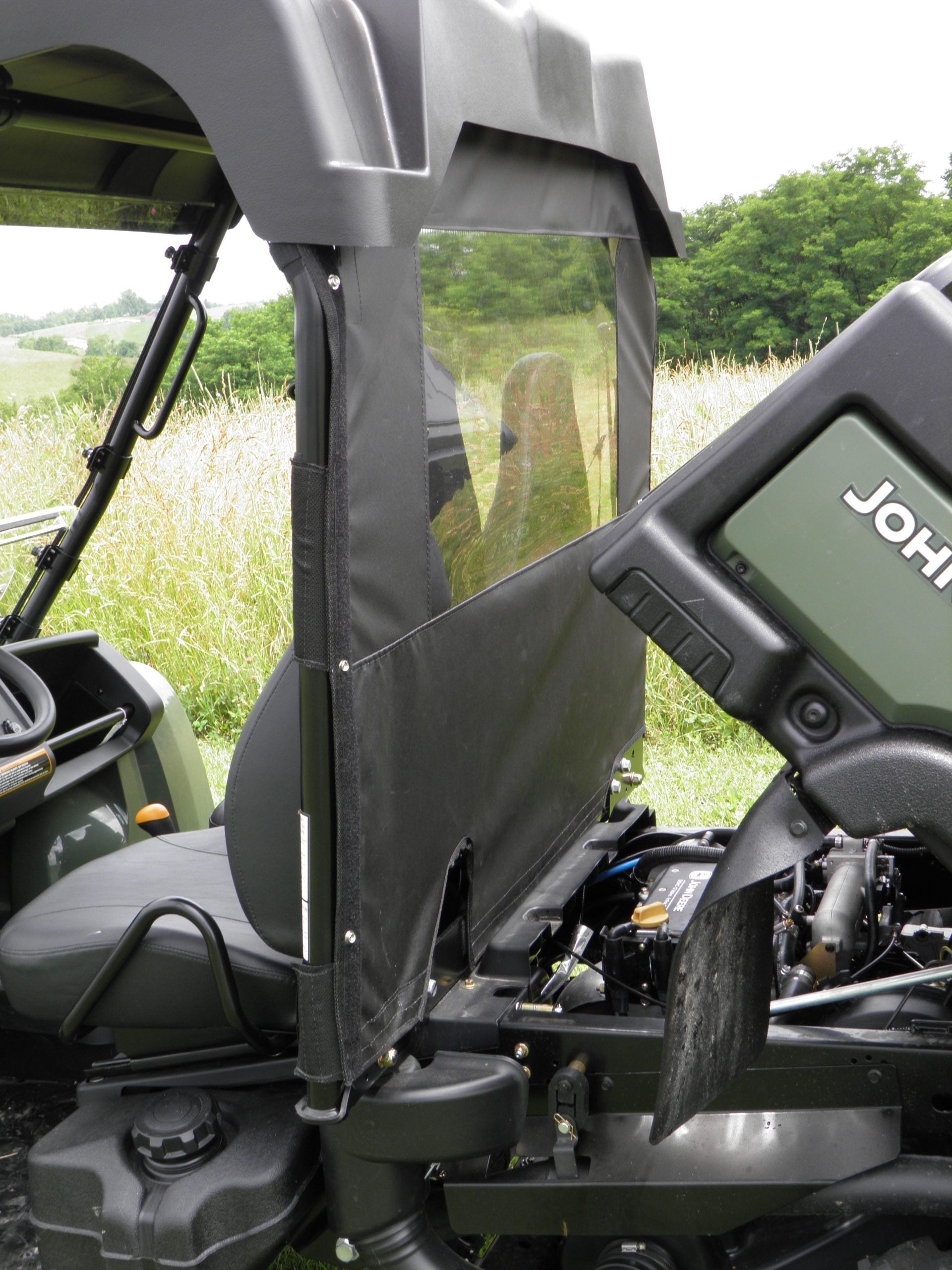 Photo of John Deere Gator HPX/XUV - Soft Back Panel by 3 Star UTV - Premium Enclosures for UTVs / Side by Sides
