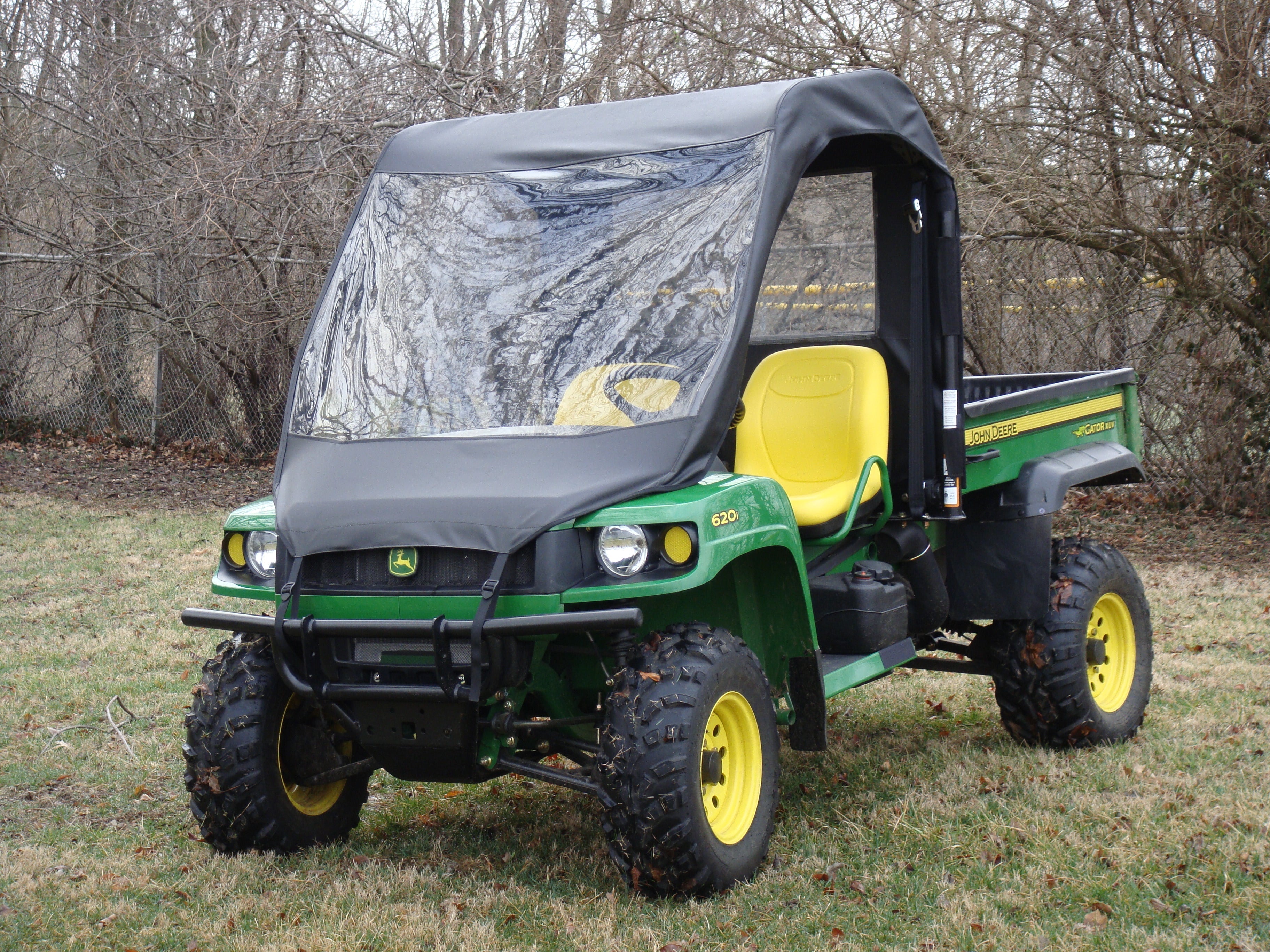 Photo of John Deere Gator HPX/XUV - Vinyl Windshield/Top/Rear Combo by 3 Star UTV - Premium Enclosures for UTVs / Side by Sides