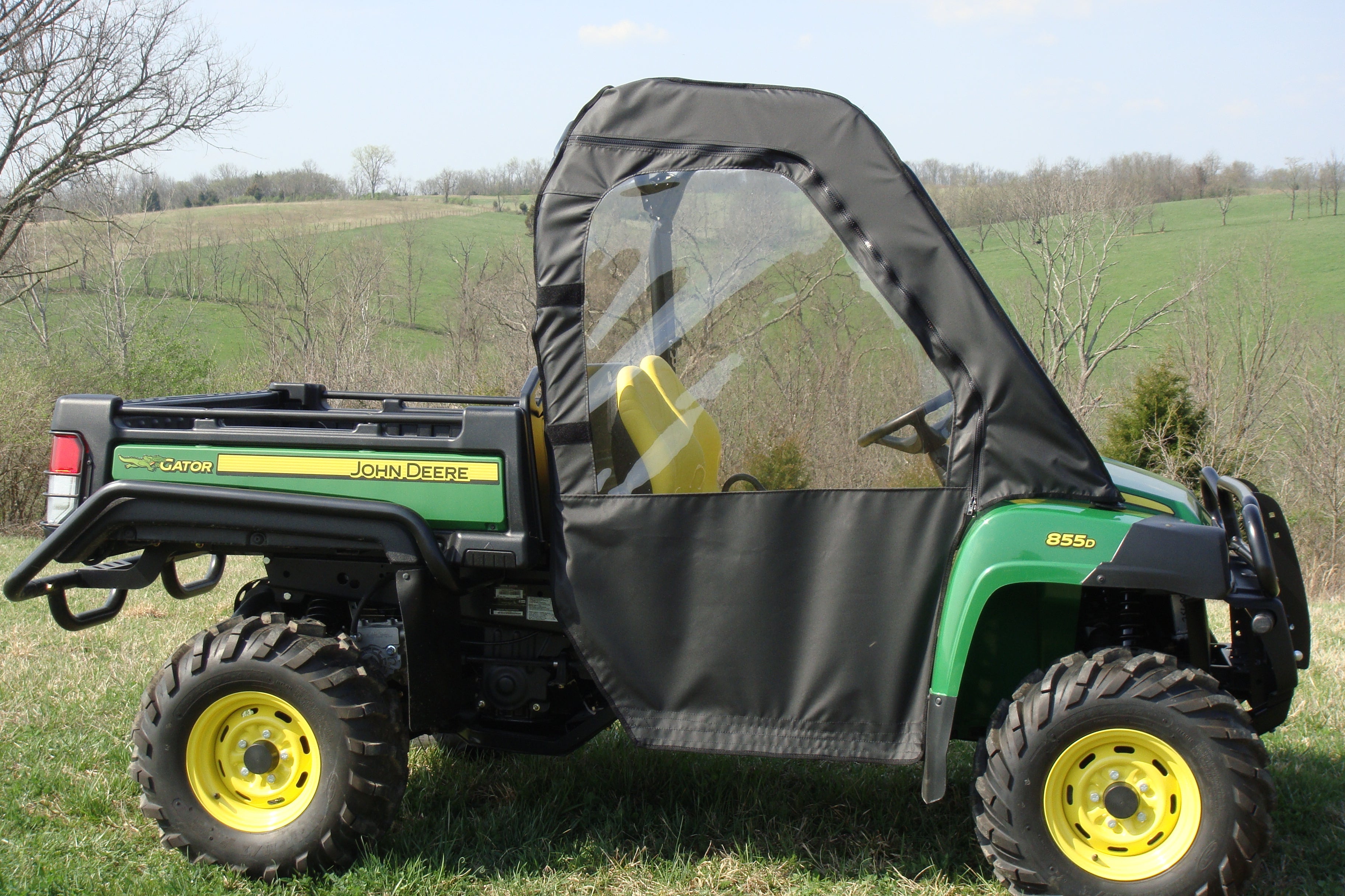 Photo of John Deere Gator HPX/XUV - Soft Doors by 3 Star UTV - Premium Enclosures for UTVs / Side by Sides