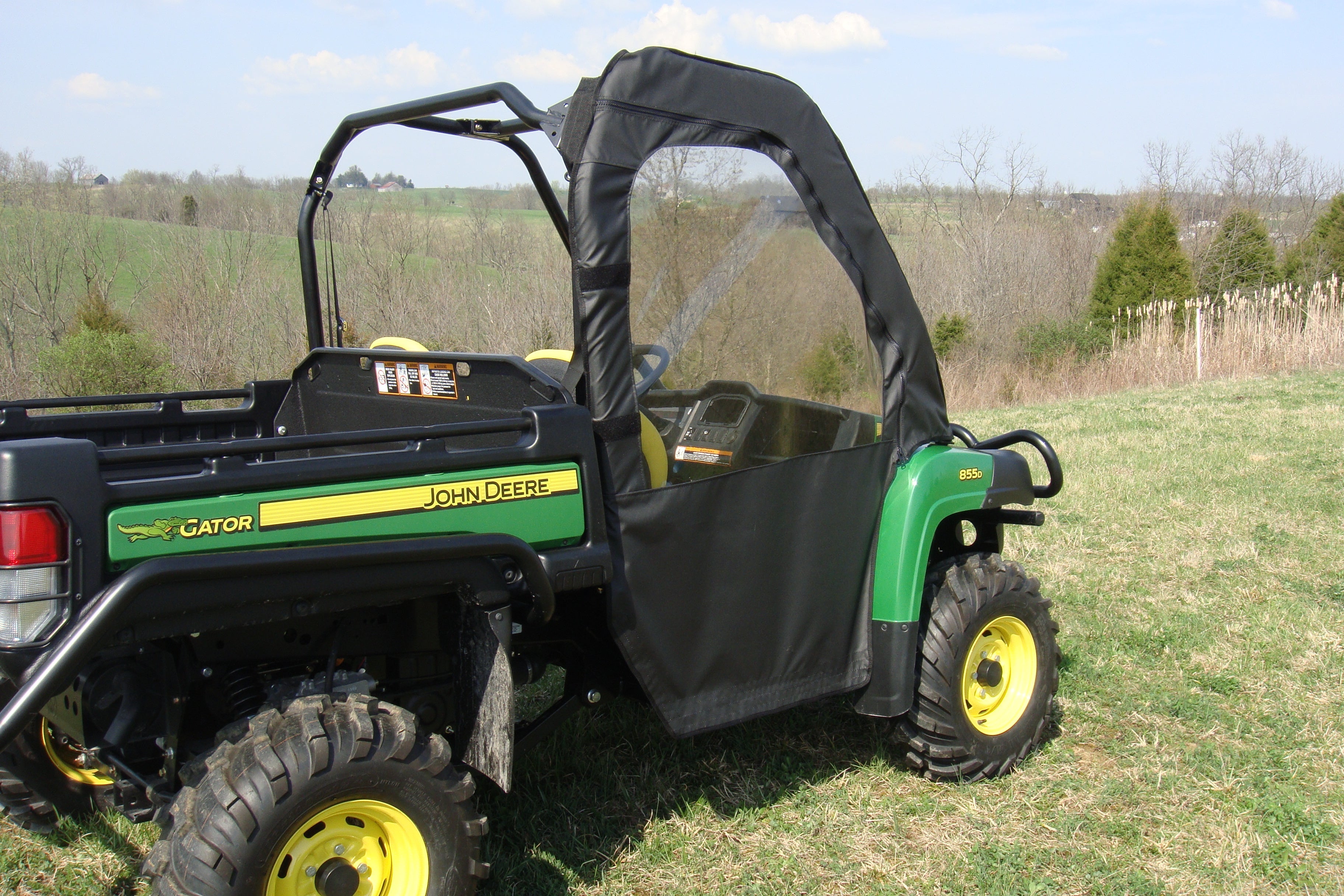 Photo of John Deere Gator HPX/XUV - Soft Doors by 3 Star UTV - Premium Enclosures for UTVs / Side by Sides