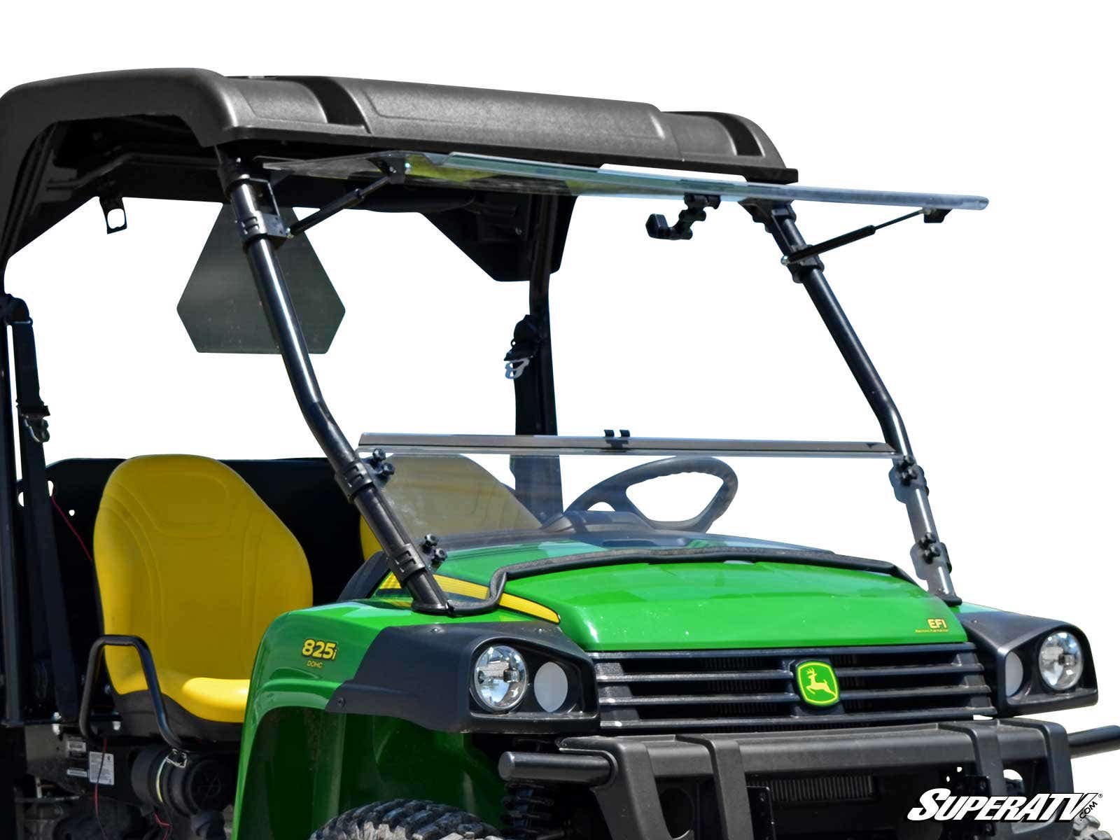 Photo of SuperATV John Deere Gator Scratch Resistant Flip Windshield by SuperATV - Premium Windshields for UTVs / Side by Sides