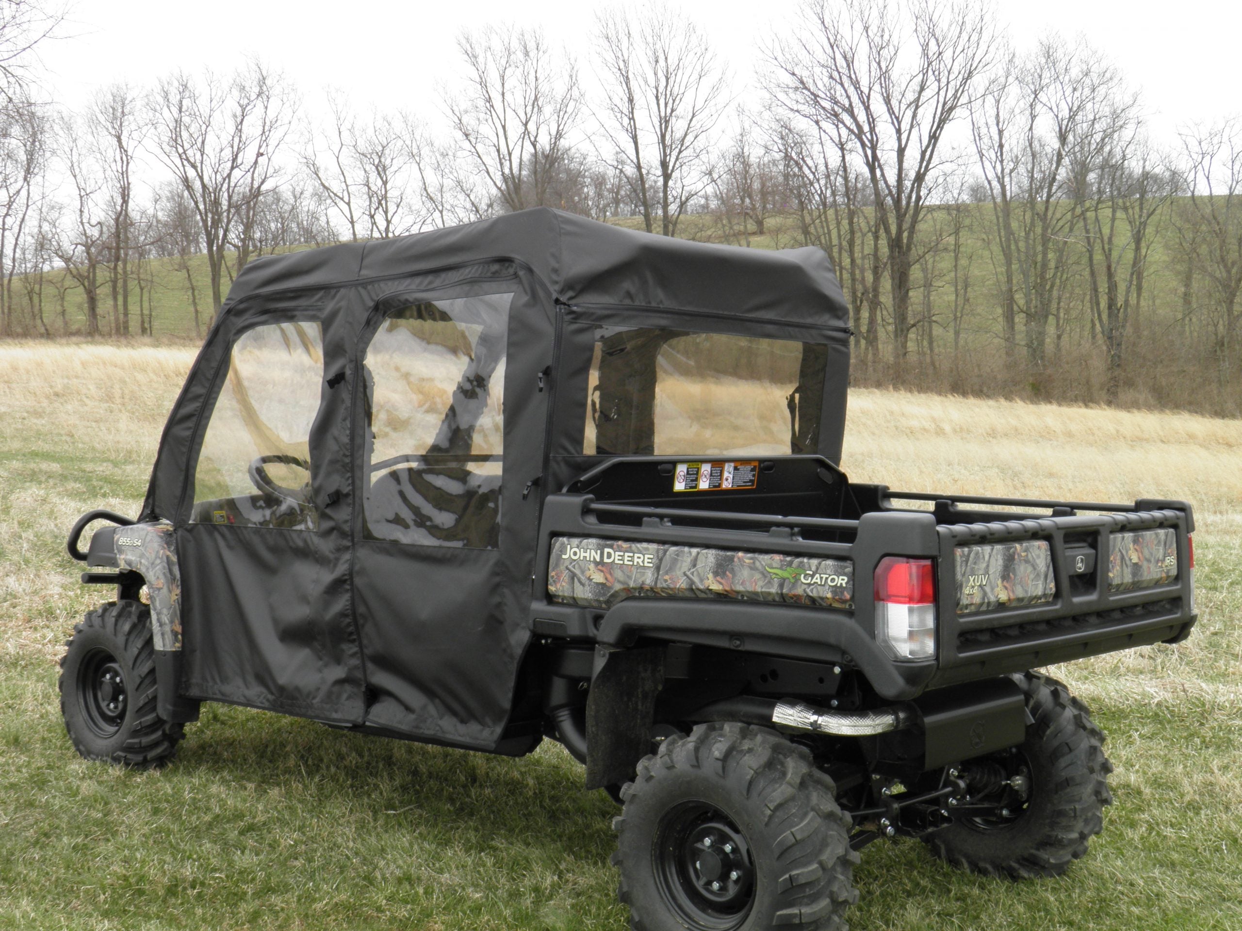 Photo of John Deere Gator XUV 4-Seater - Full Cab Enclosure for Hard Windshield by 3 Star UTV - Premium Enclosures for UTVs / Side by Sides