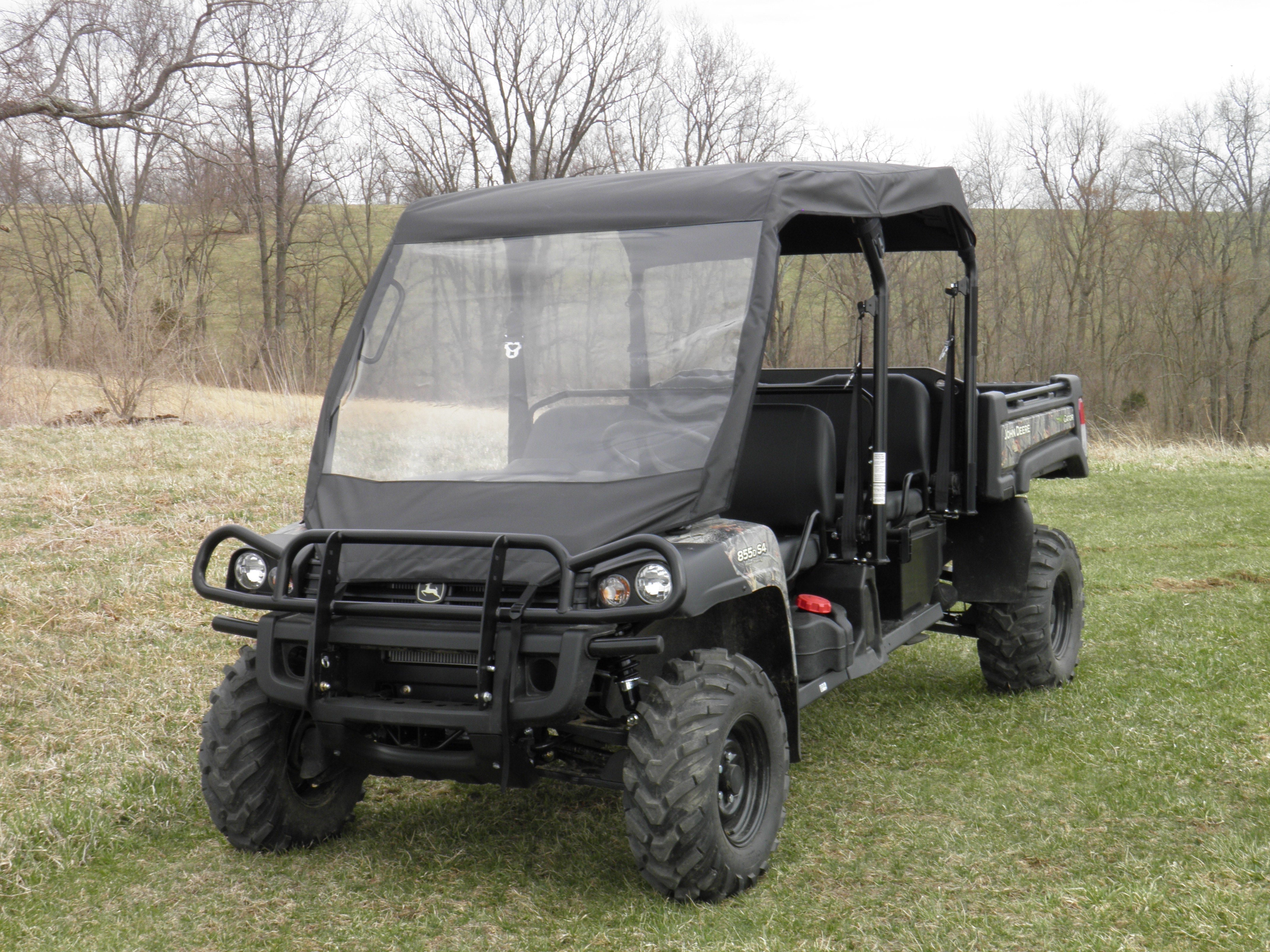 Photo of John Deere Gator XUV 4-Seater - Vinyl Windshield/Top Combo by 3 Star UTV - Premium Enclosures for UTVs / Side by Sides