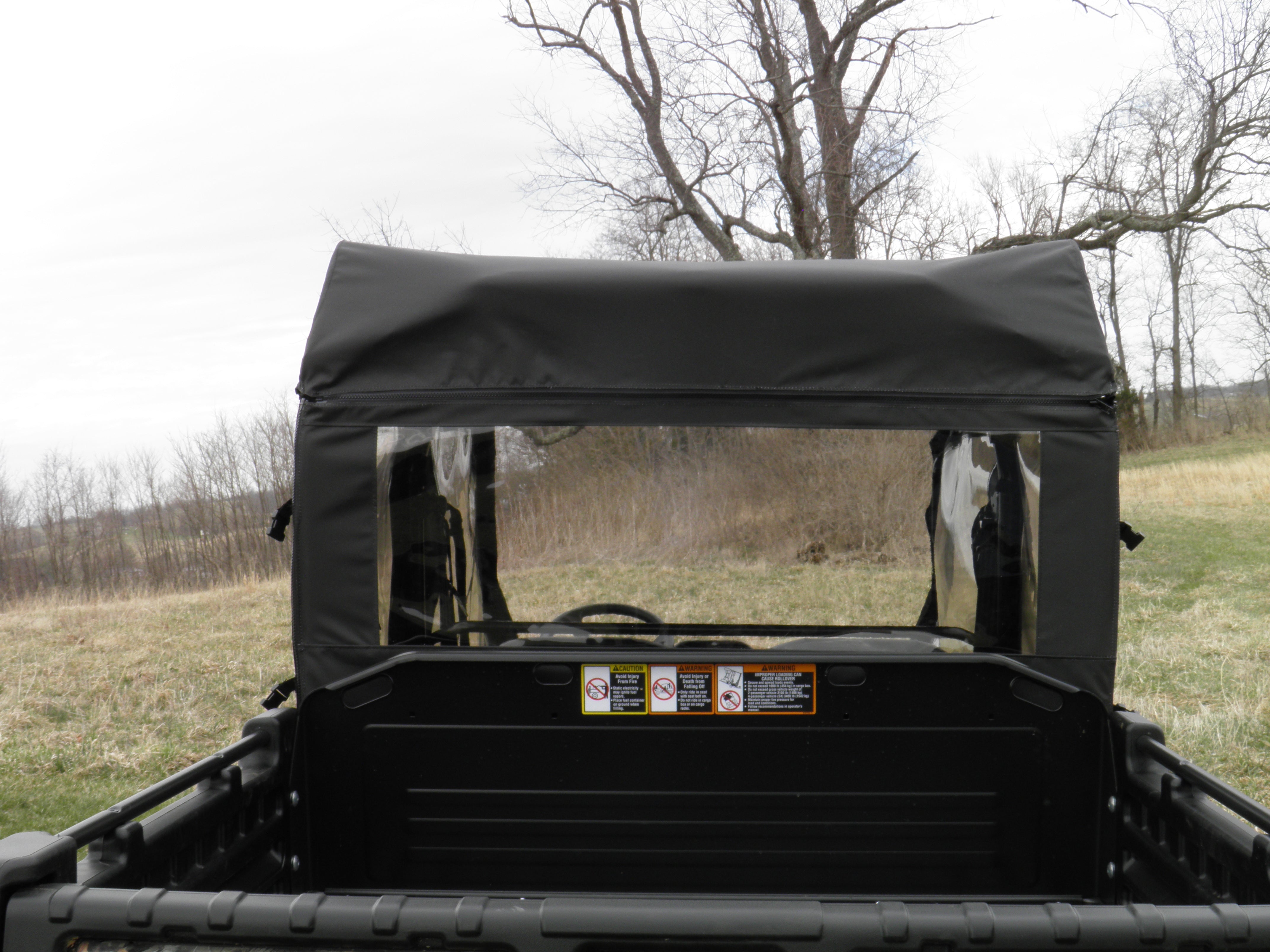Photo of John Deere Gator XUV 4-Seater - Vinyl Windshield/Top/Rear Combo by 3 Star UTV - Premium Enclosures for UTVs / Side by Sides
