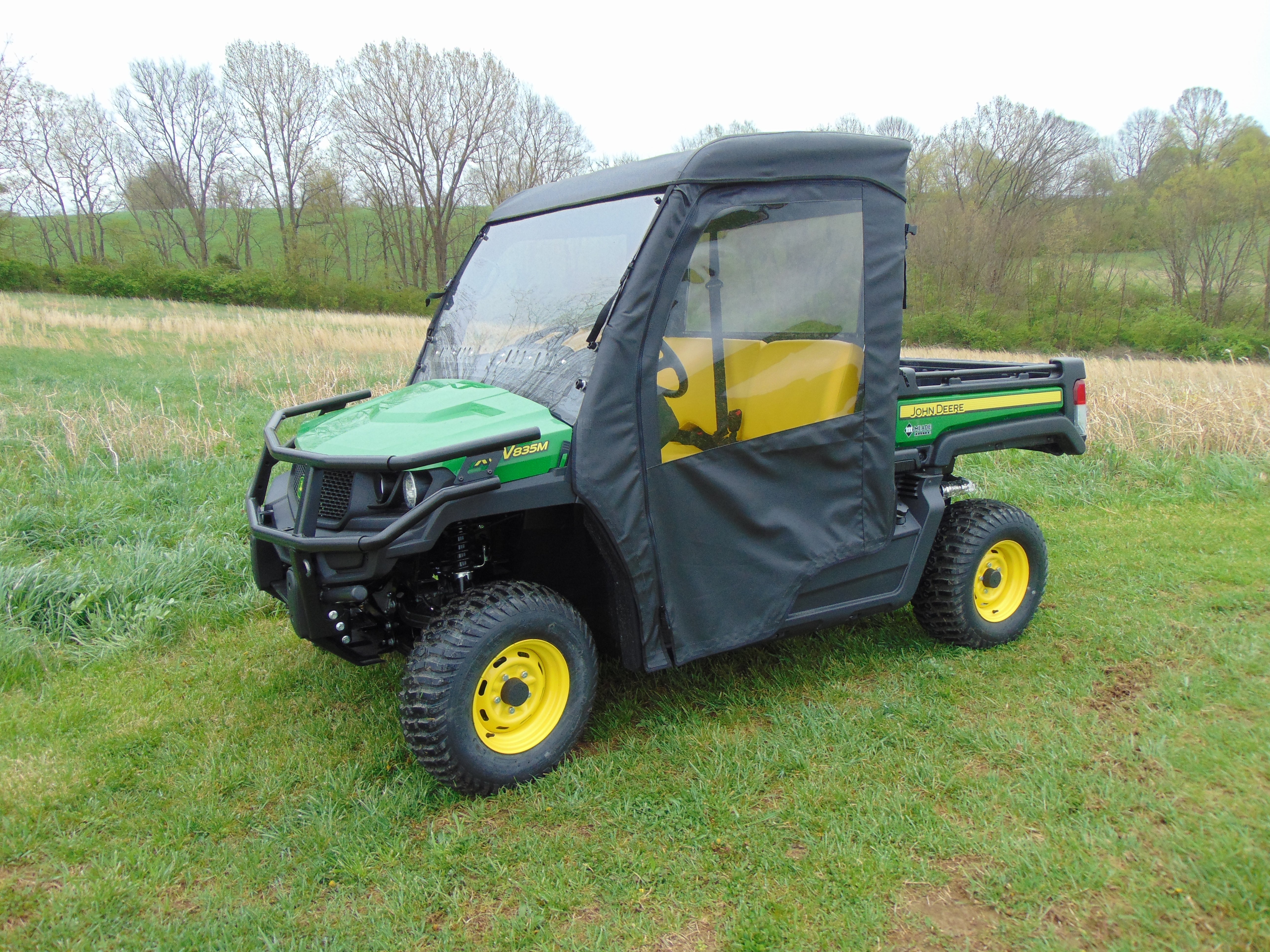 Photo of John Deere Gator 835/865 - Full Cab Enclosure for Hard Windshield by 3 Star UTV - Premium Enclosures for UTVs / Side by Sides