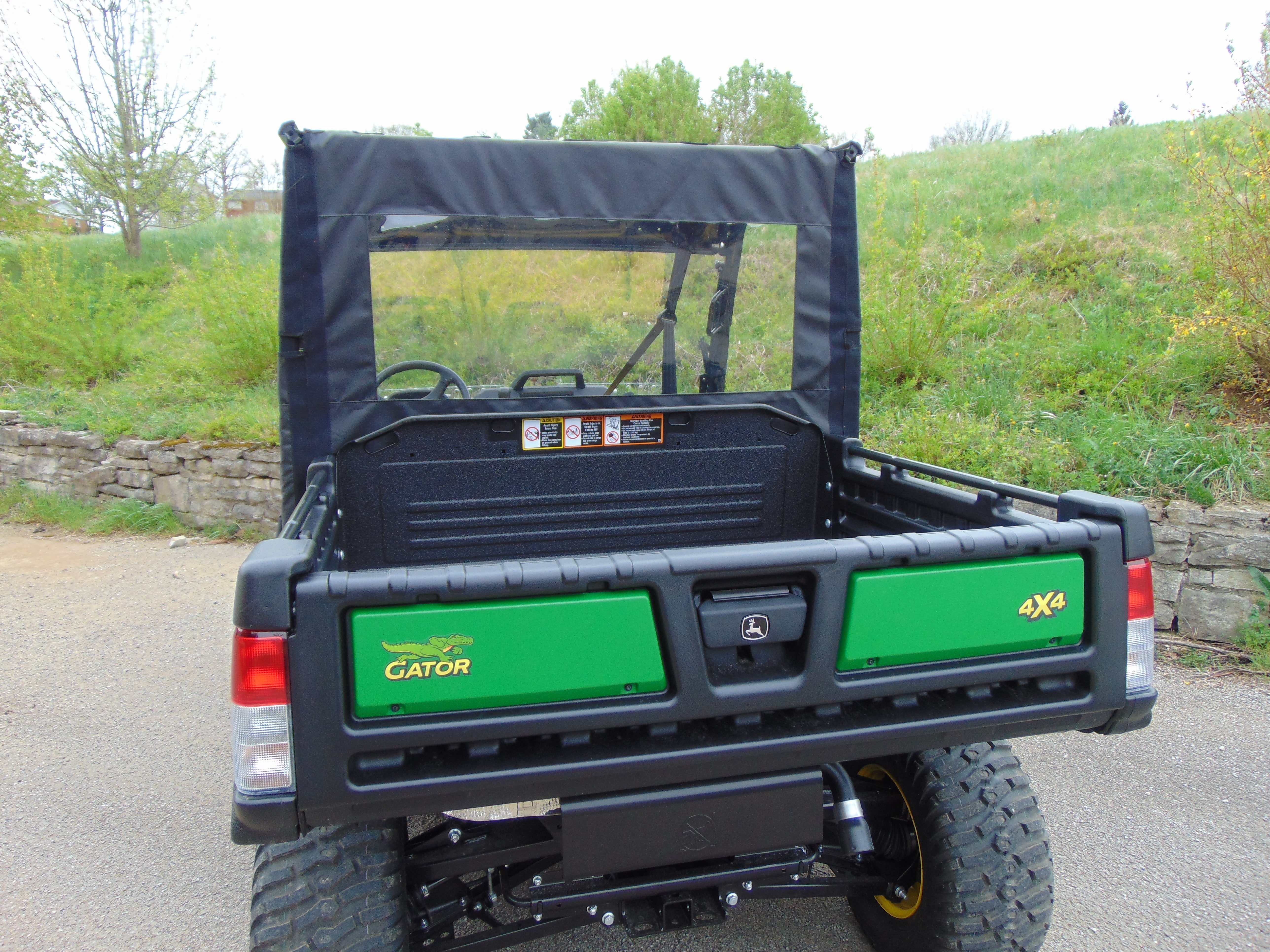 Photo of John Deere Gator 835/865 - Soft Back Panel by 3 Star UTV - Premium Enclosures for UTVs / Side by Sides