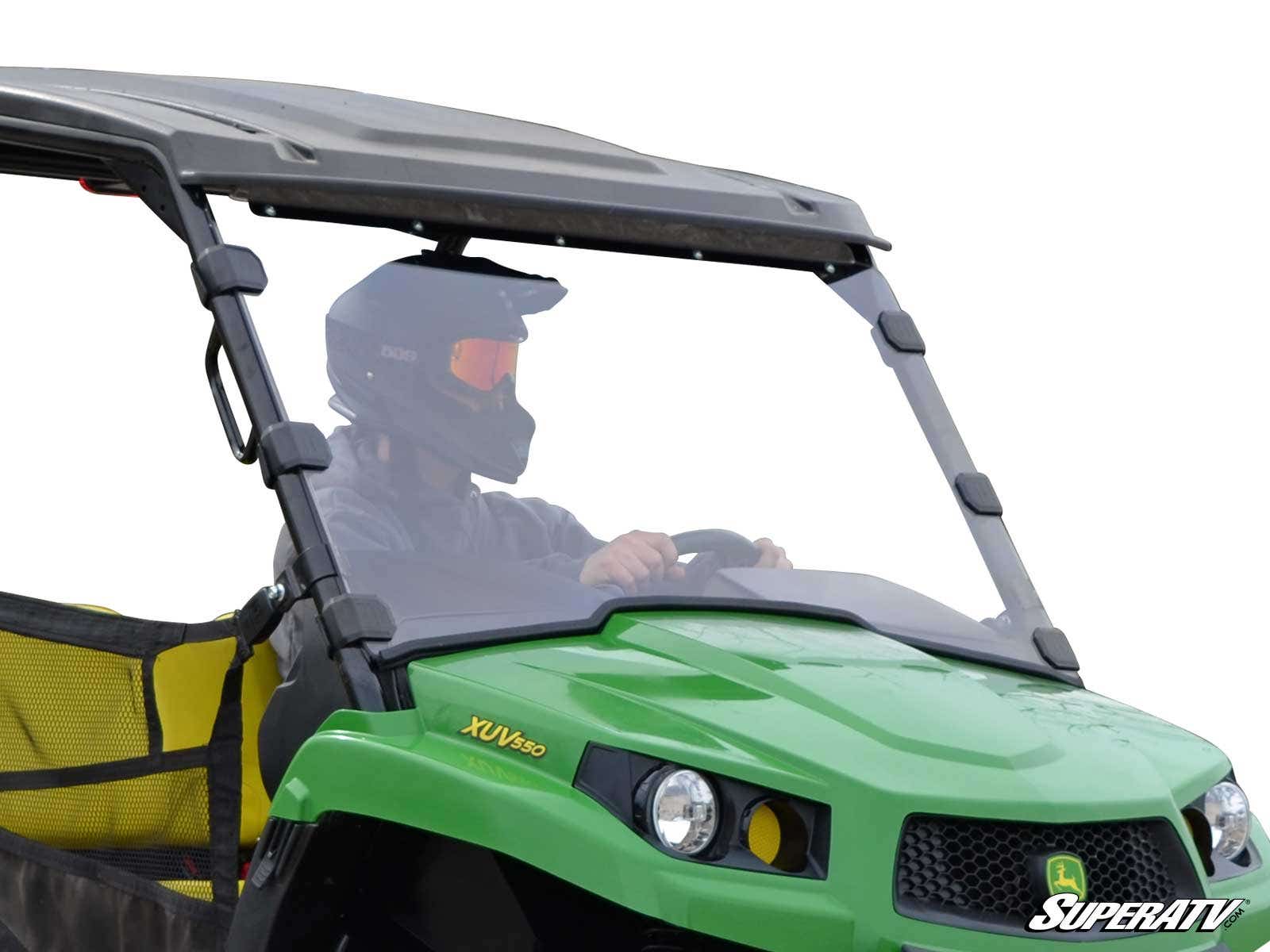 Photo of SuperATV John Deere Gator XUV WindshieldScratch Resistant by SuperATV - Premium for UTVs / Side by Sides