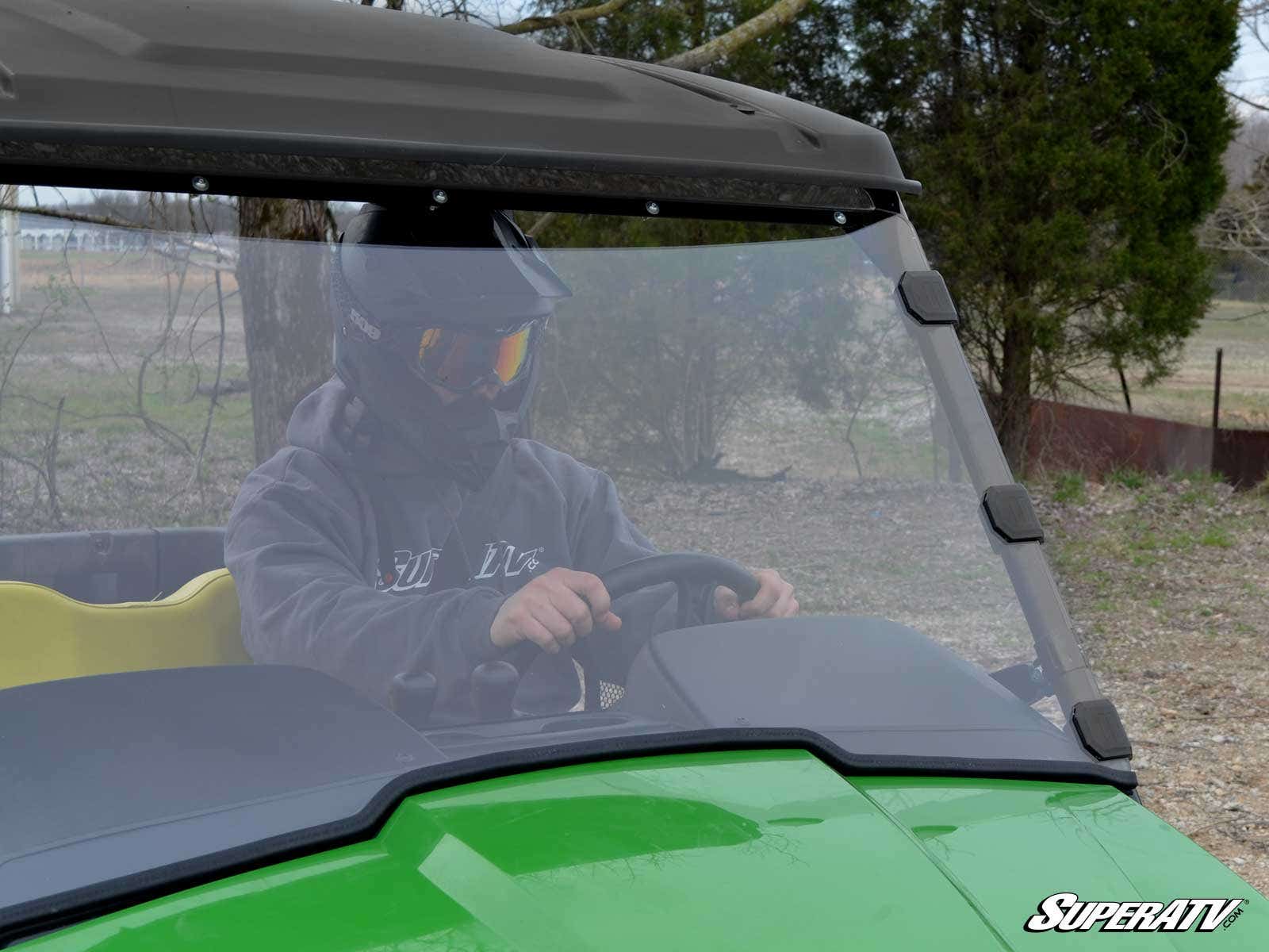 Photo of SuperATV John Deere Gator XUV WindshieldScratch Resistant by SuperATV - Premium for UTVs / Side by Sides