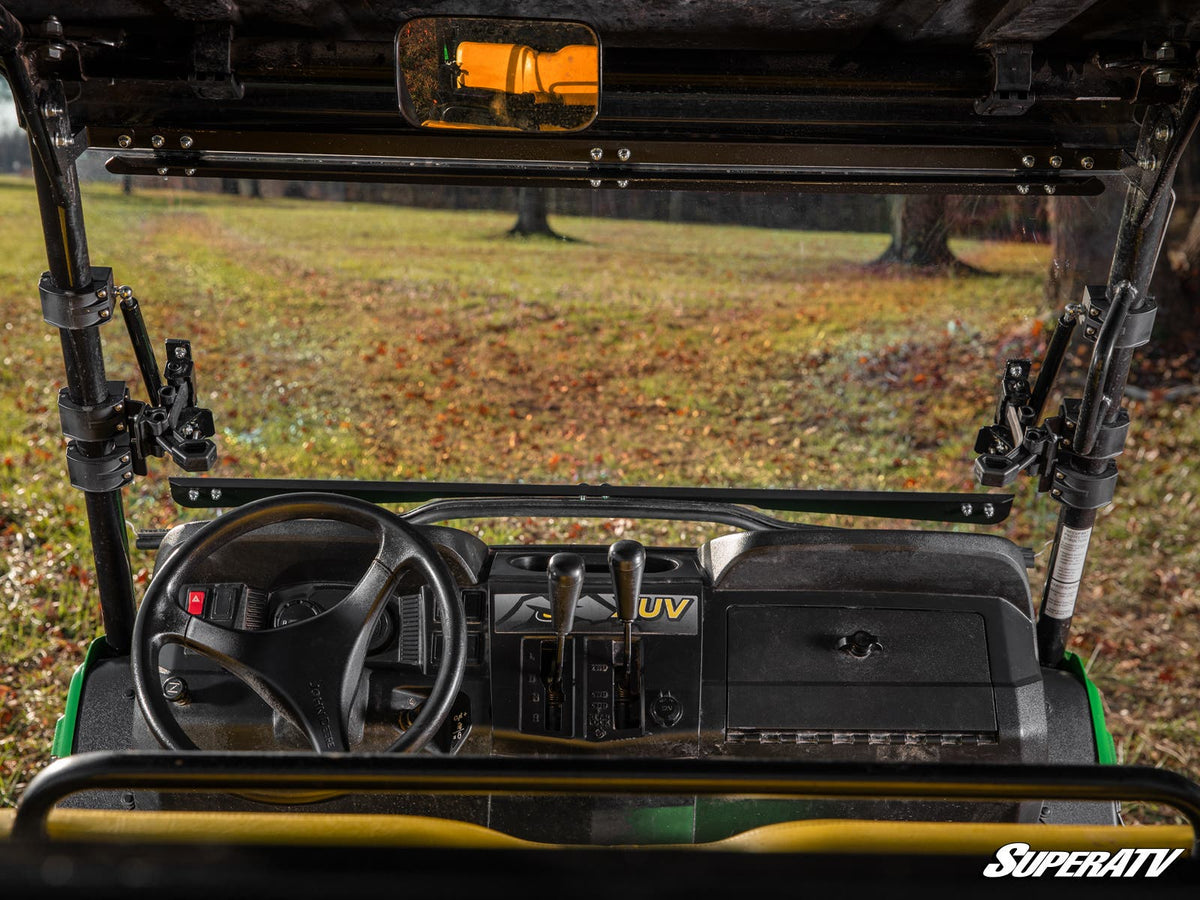 Photo of SuperATV John Deere Gator XUV590 Scratch-Resistant Flip Windshield by SuperATV - Premium Windshields for UTVs / Side by Sides